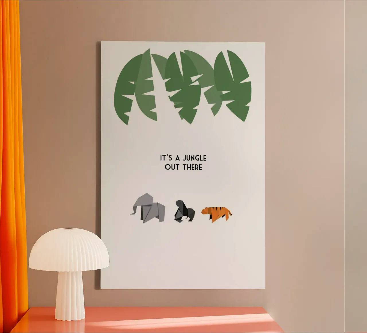 Jungle tela con Cornice a cassetta da Trabolt Design