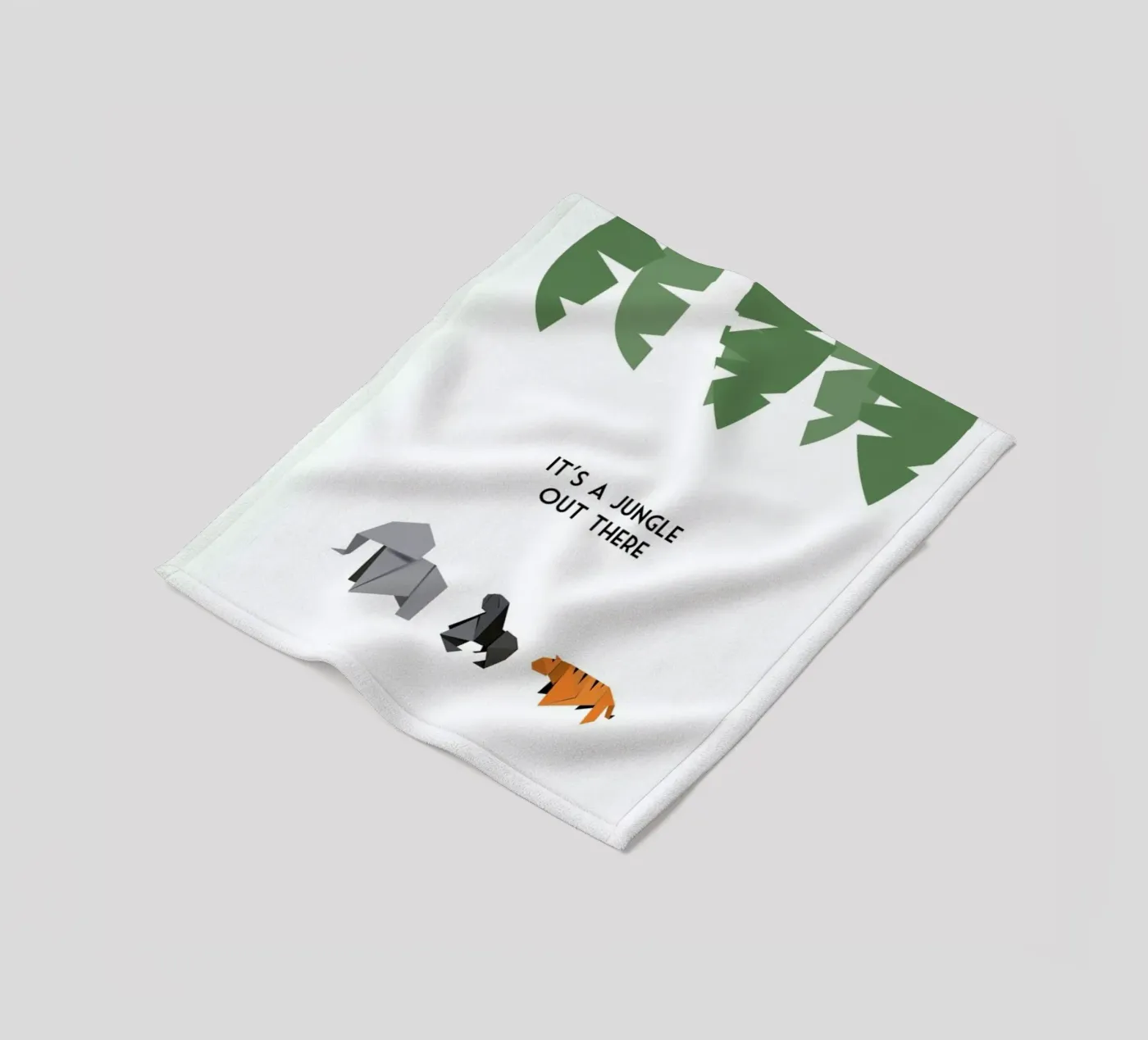 Jungle fleecedeken van Trabolt Design