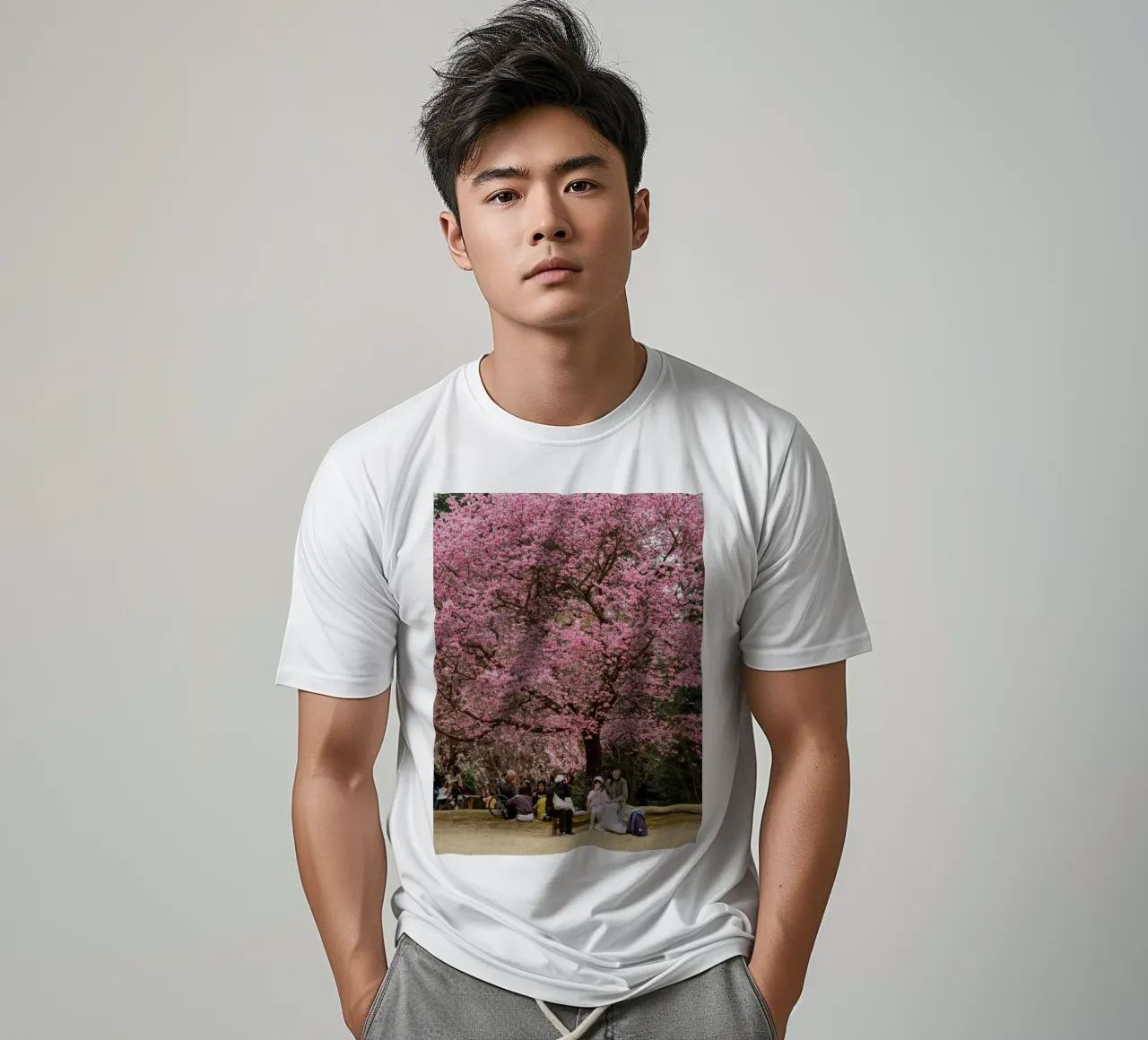Fiori di ciliegio rosa in Giappone t-shirt da Marcel Bisig