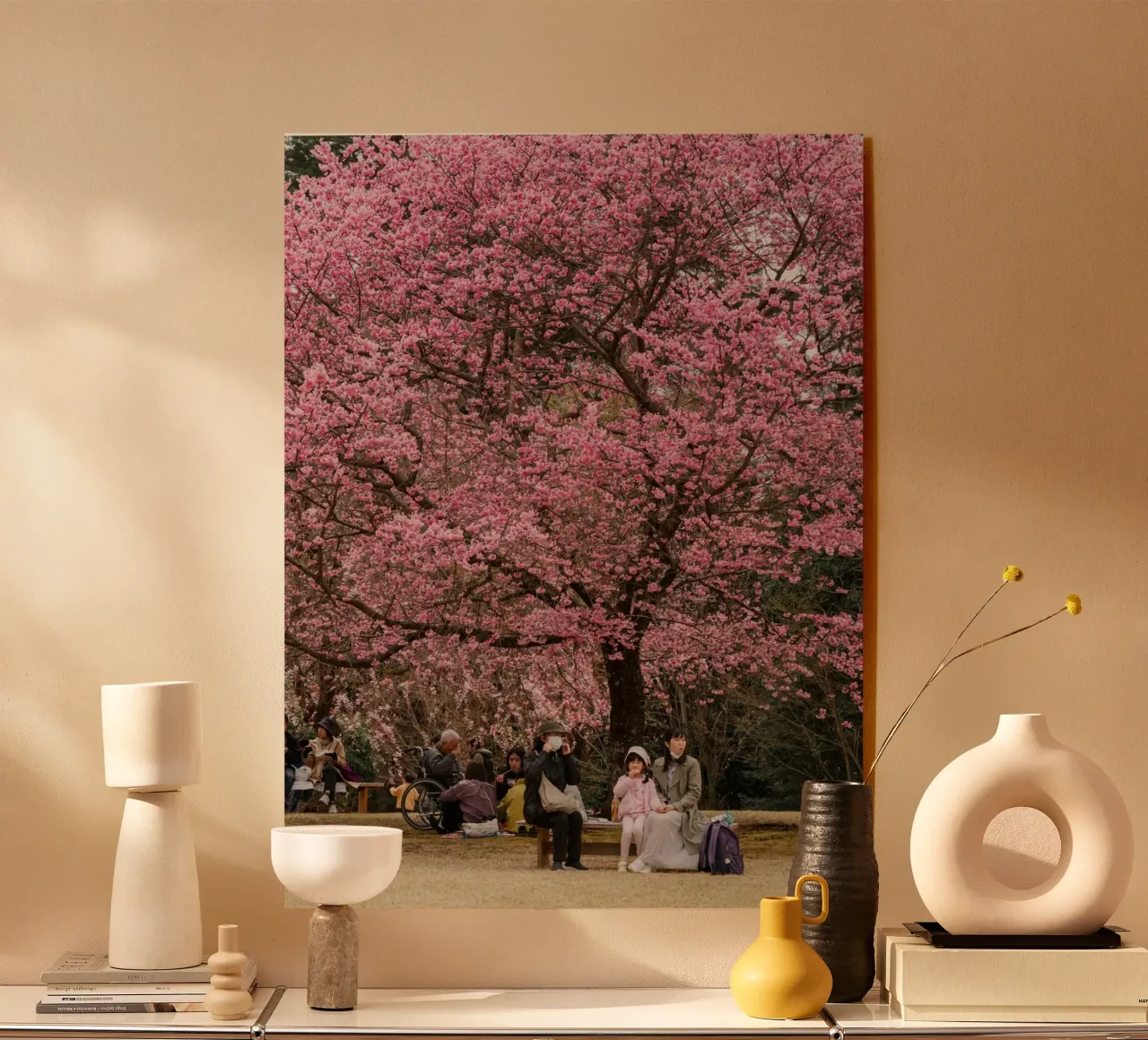 Fiori di ciliegio rosa in Giappone plexiglass da Marcel Bisig