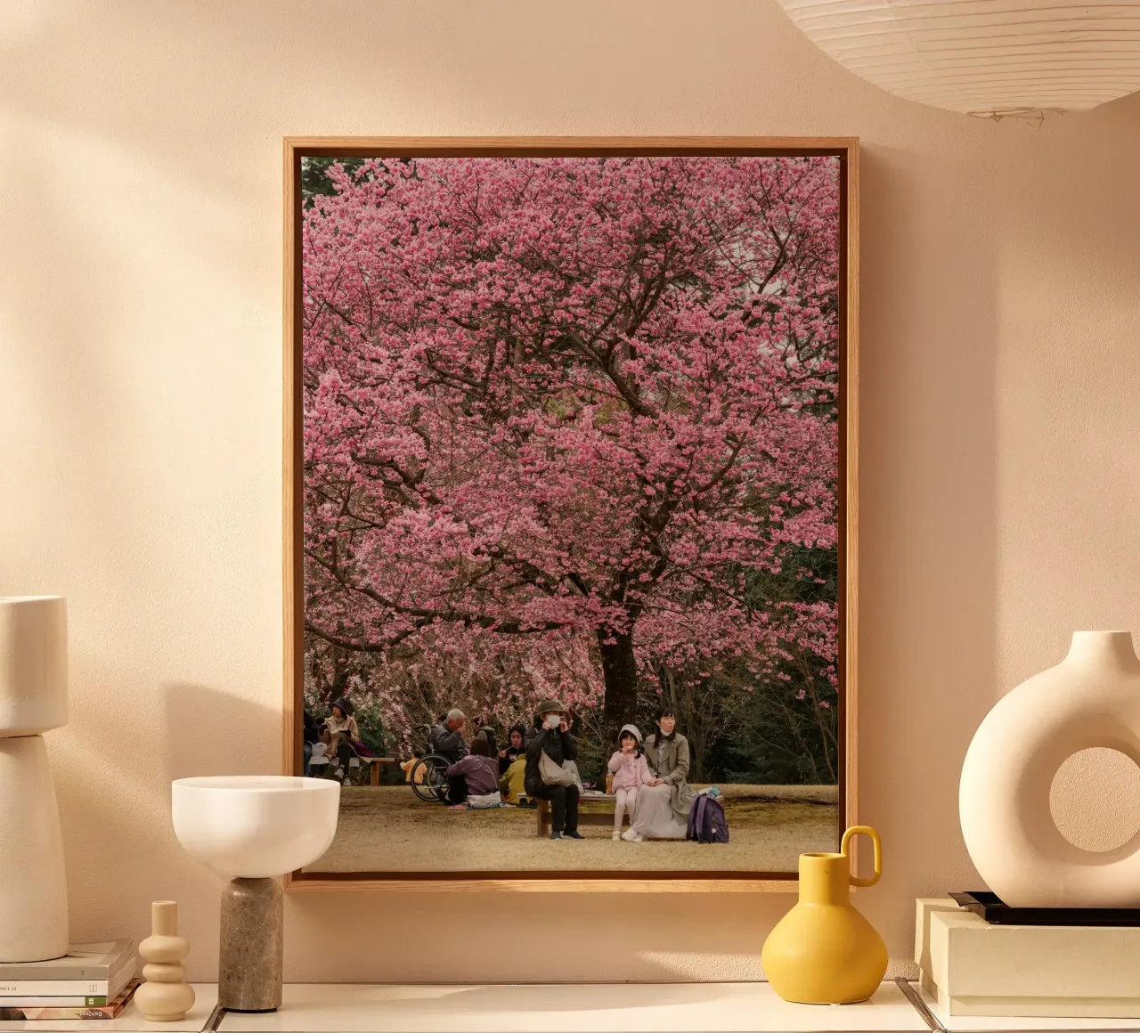 Fiori di ciliegio rosa in Giappone tela da Marcel Bisig