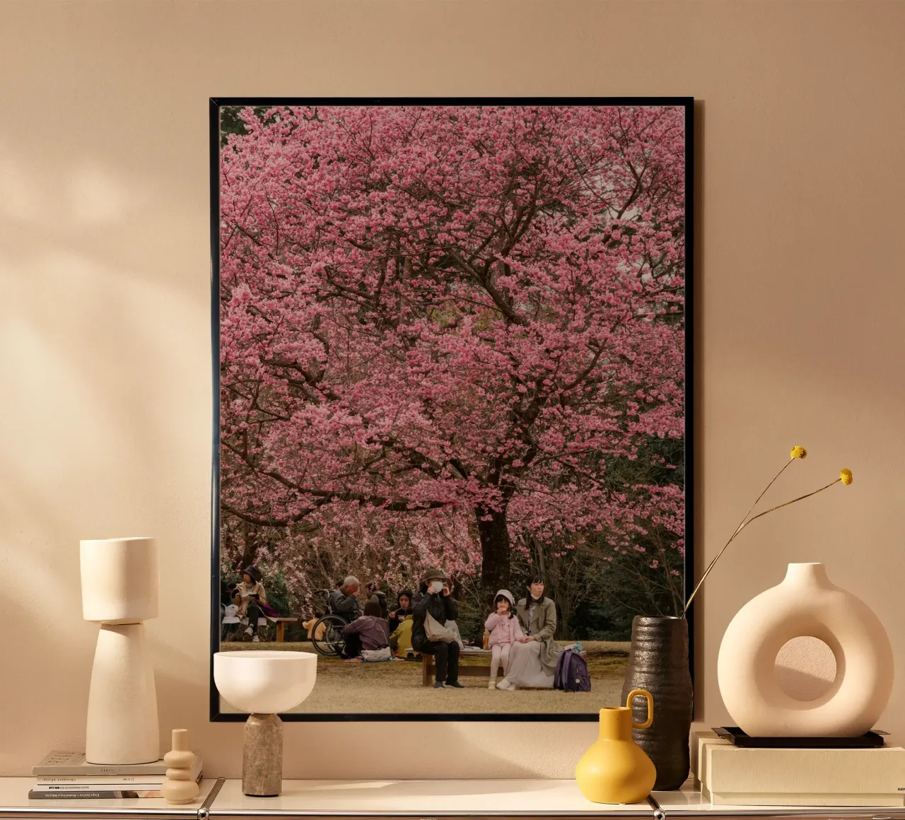 Fiori di ciliegio rosa in Giappone poster da Marcel Bisig