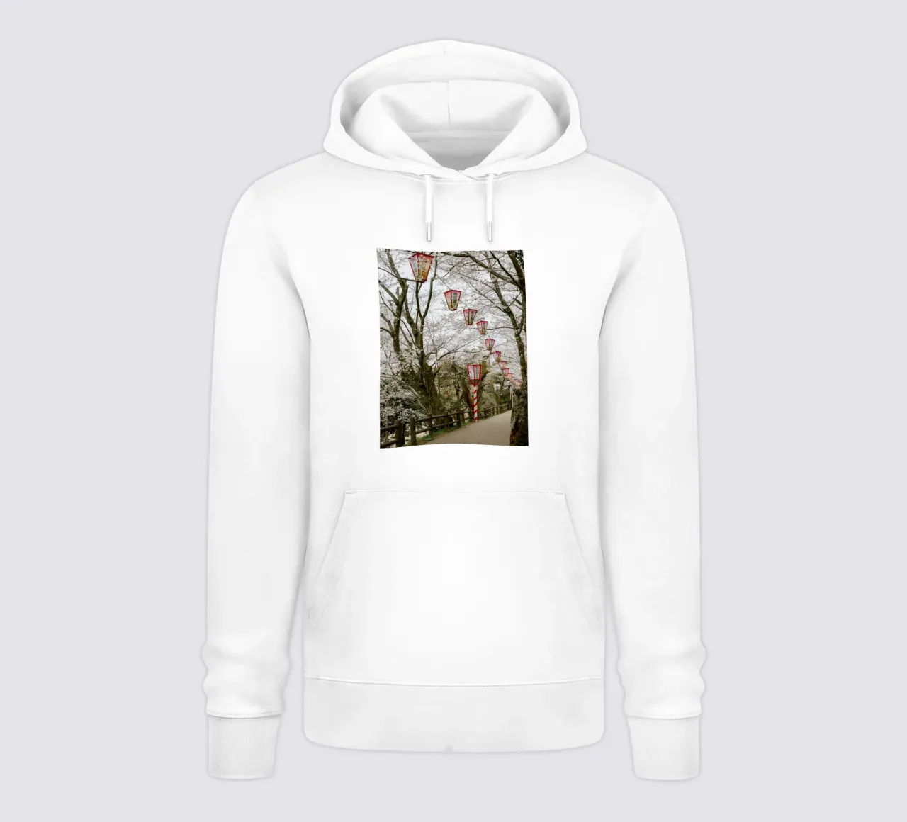 Parco dei ciliegi in fiore in Giappone felpa con cappuccio da Marcel Bisig