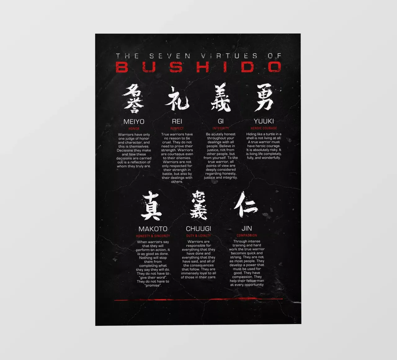 Bushido Code pellicola backlit da nabakumov