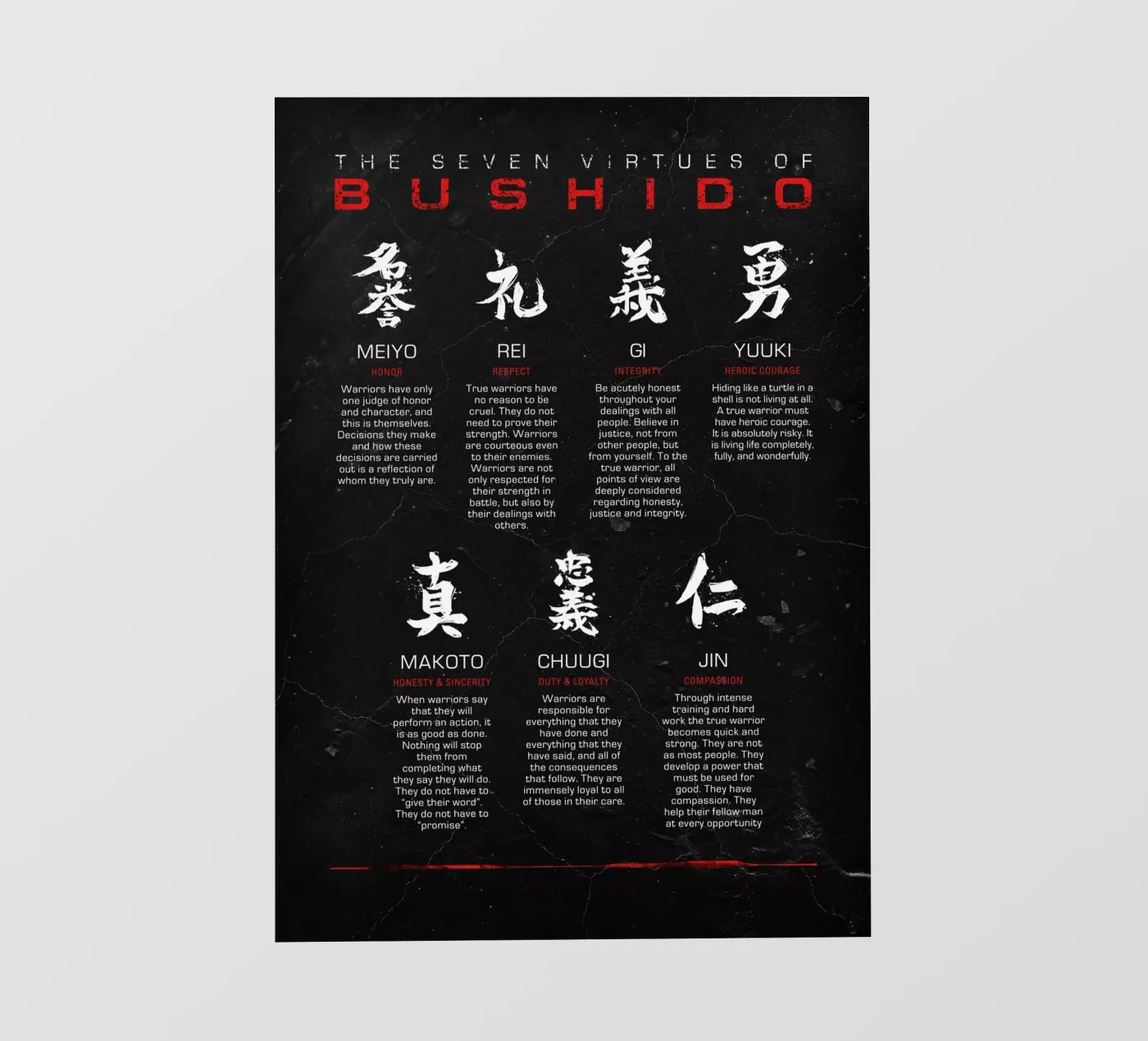 Bushido Code Fototapete von nabakumov