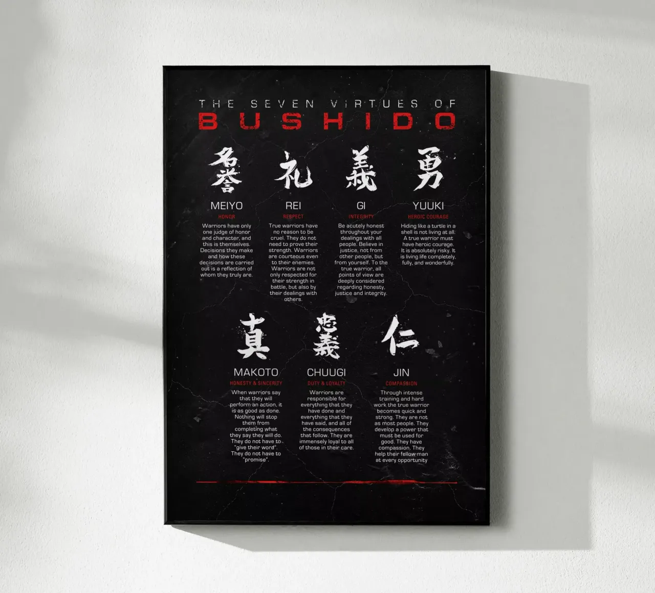 Bushido Code acryl van nabakumov