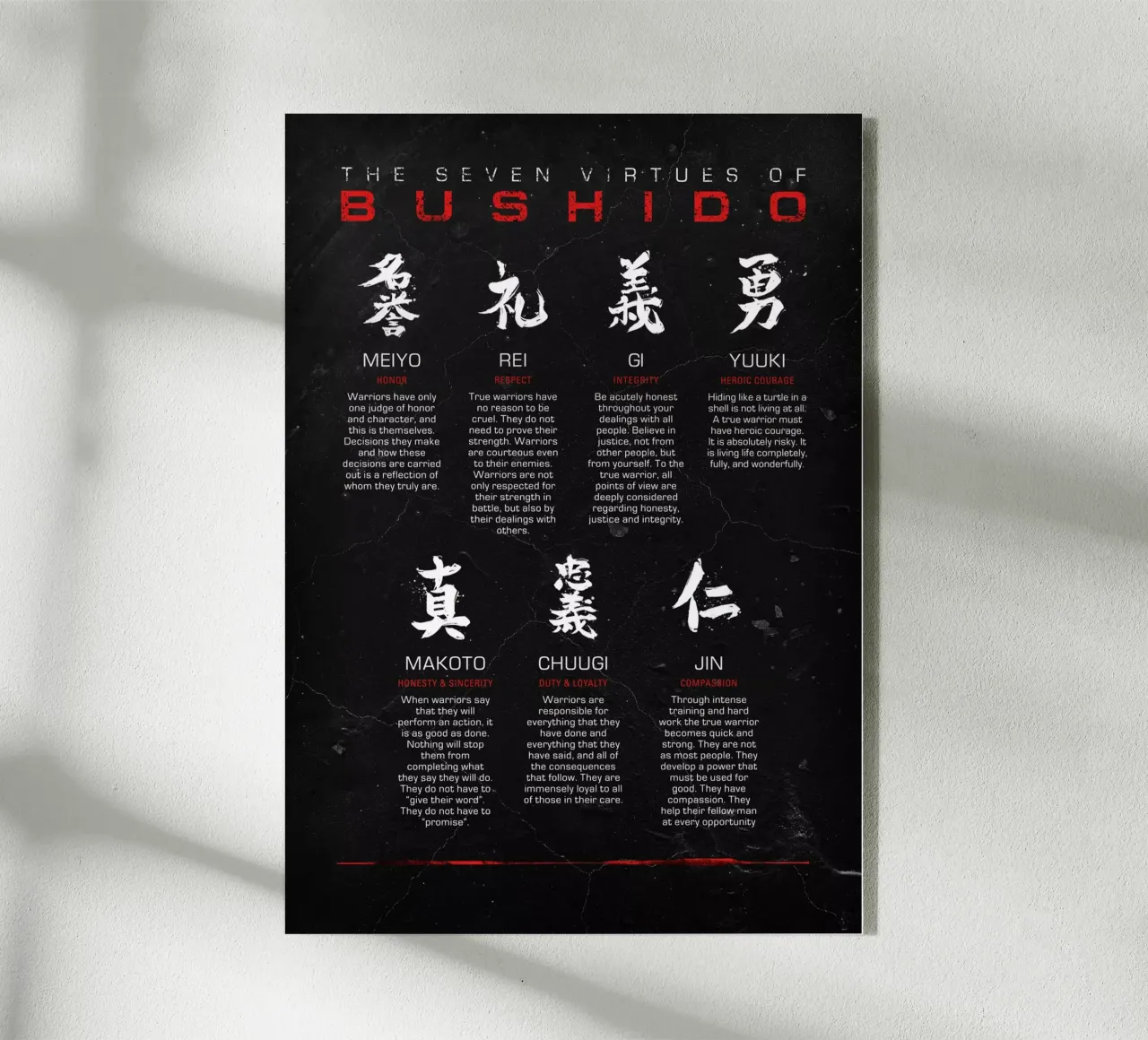Bushido Code acryl van nabakumov