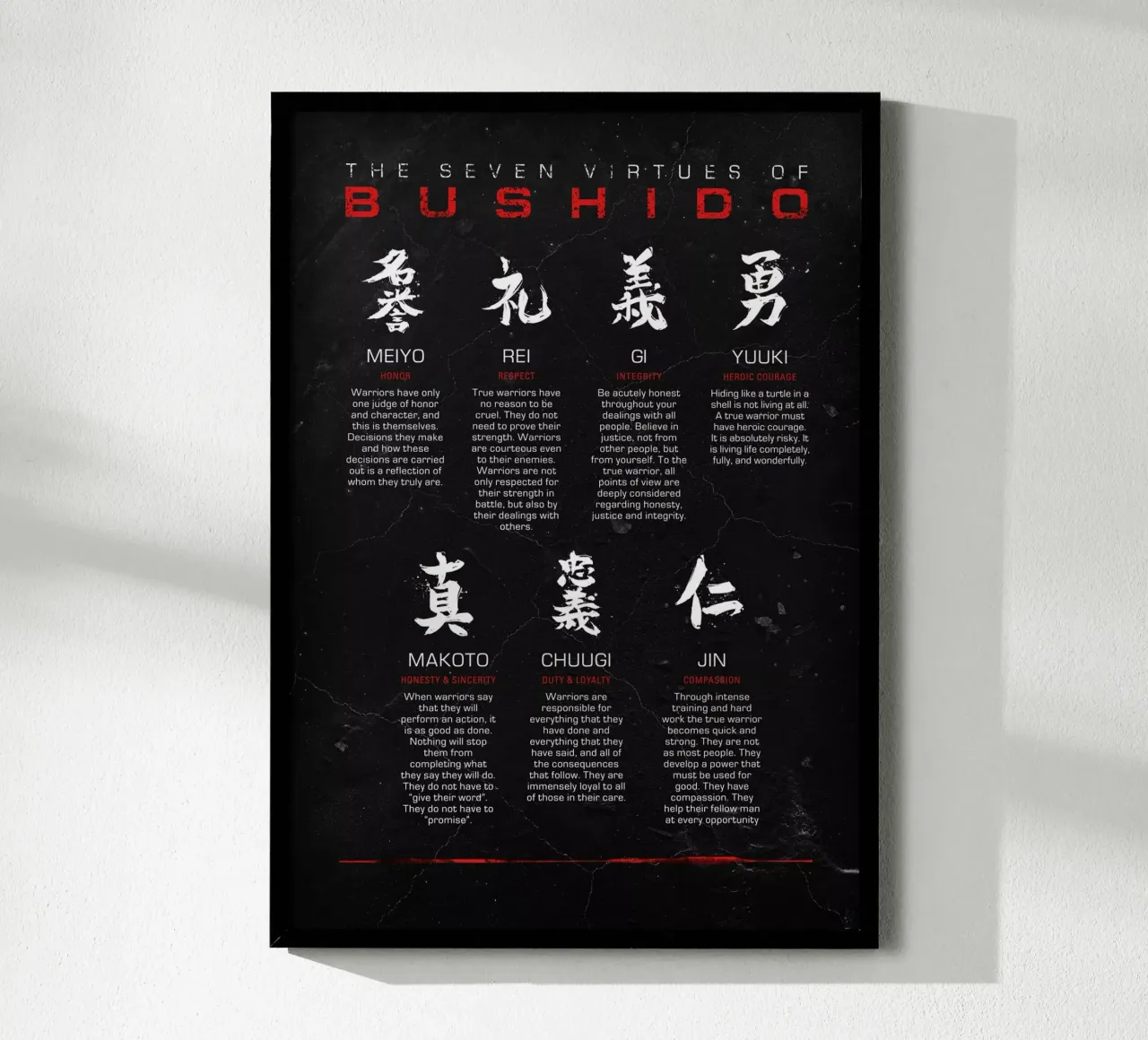 Bushido Code poster van nabakumov