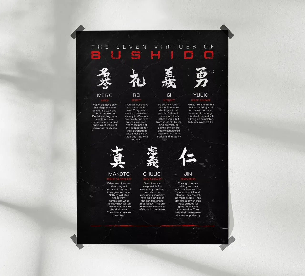 Bushido Code poster van nabakumov