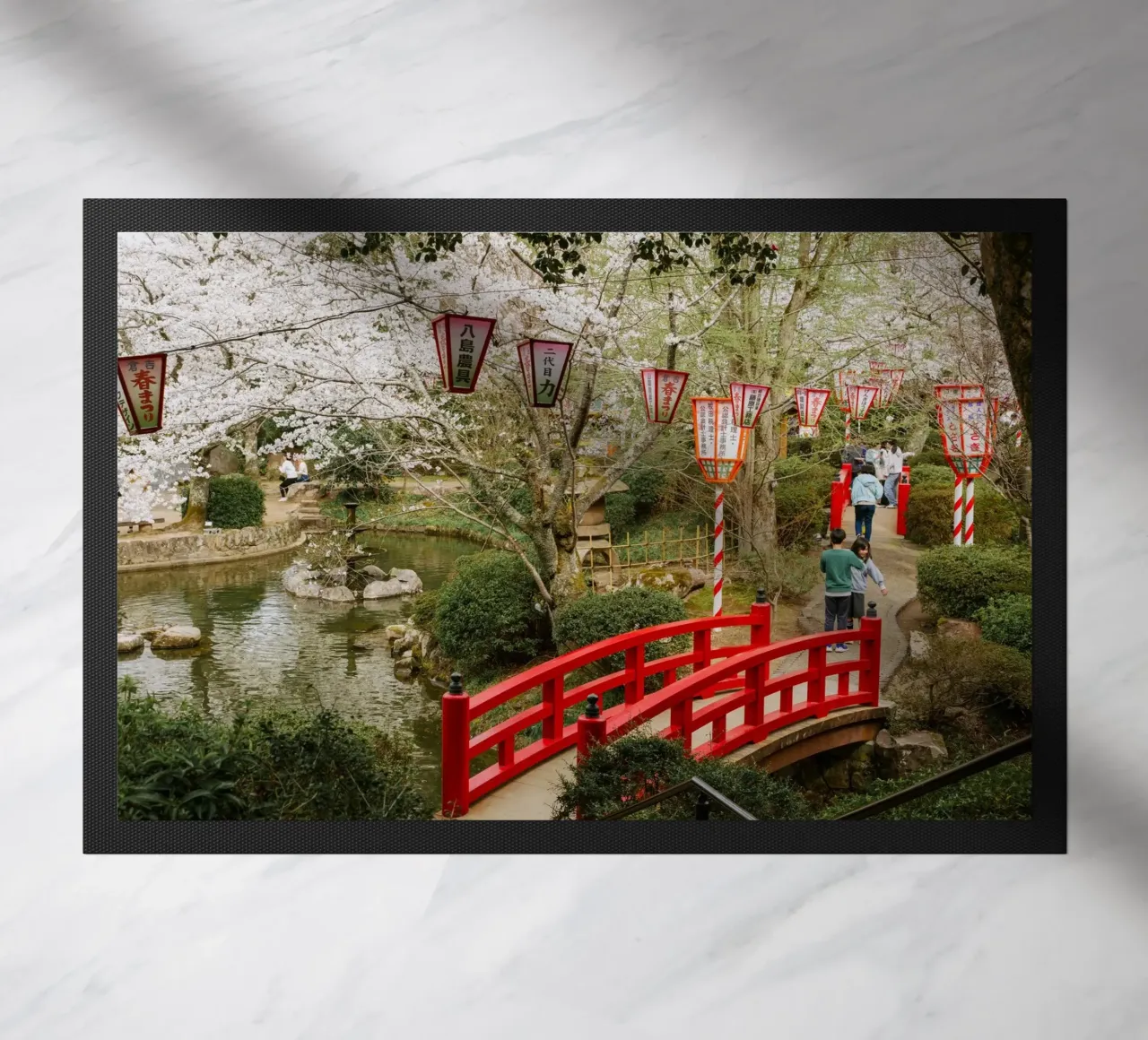 Parco dei ciliegi in fiore a Tottori, Giappone zerbino da Marcel Bisig
