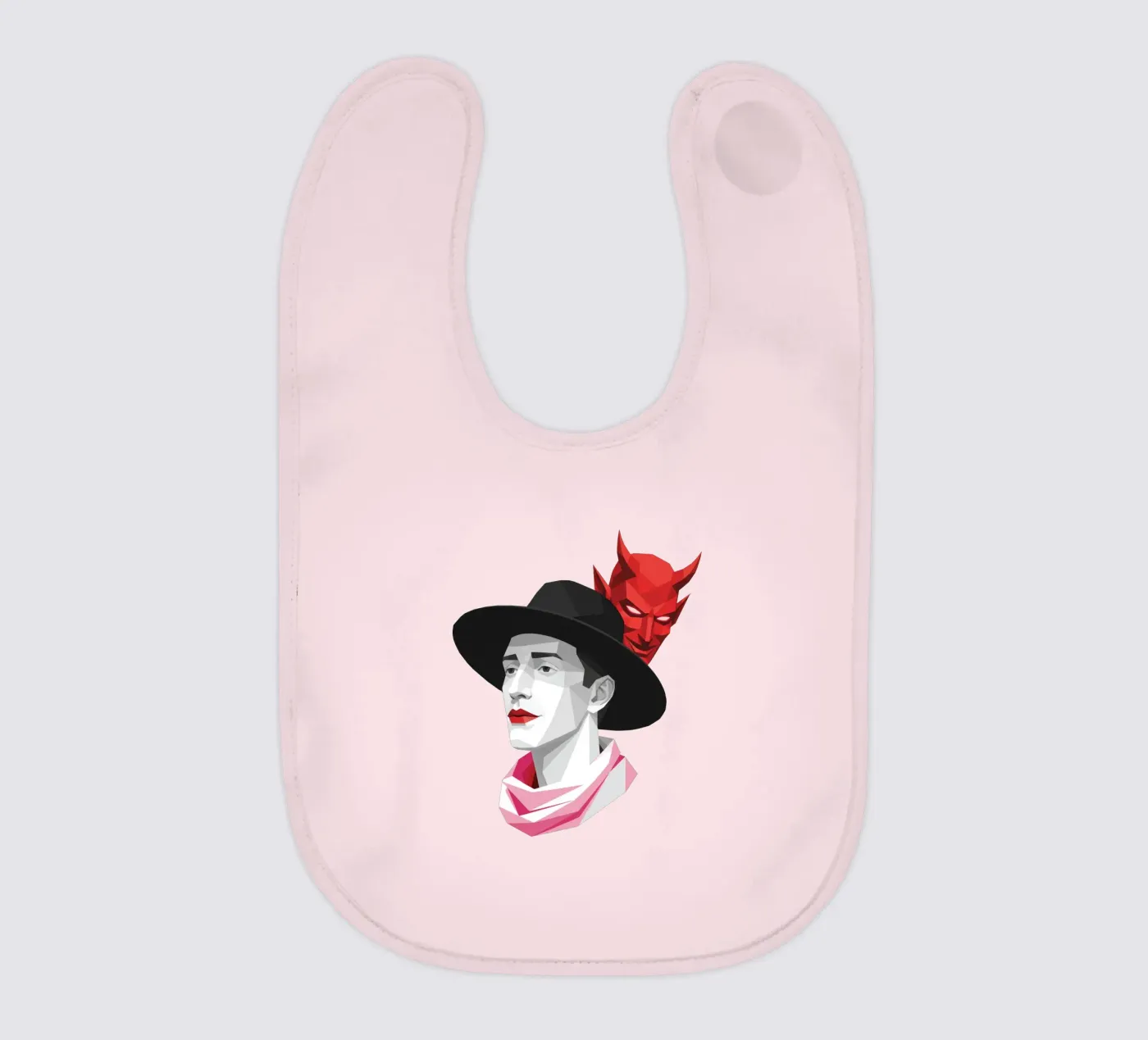 Il diavolo dentro Lowpoly bavaglino da Low Profile