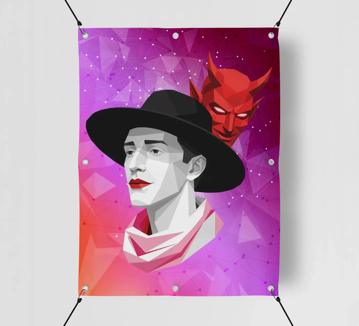 The Devil Within Lowpoly bâche pvc de Low Profile