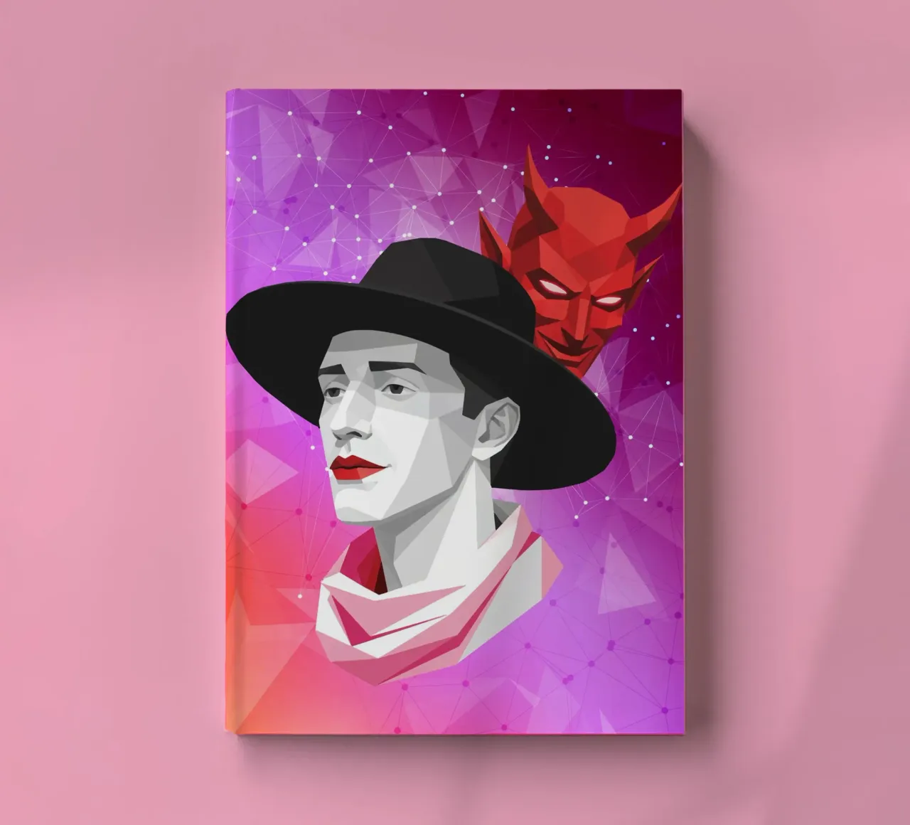 The Devil Within Lowpoly notebook by Low Profile