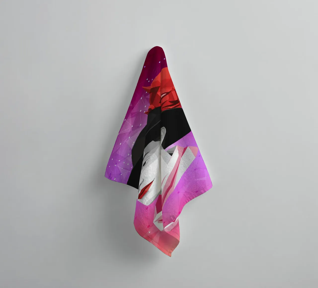 The Devil Within Lowpoly towel by Low Profile