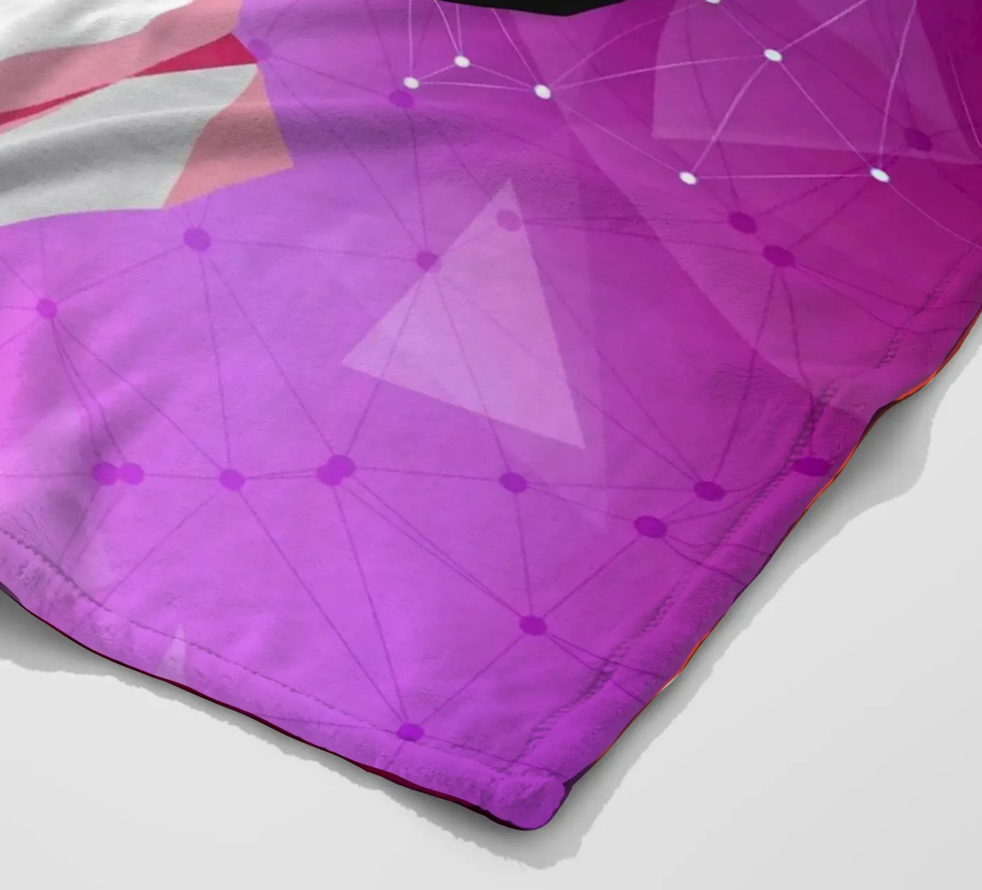 The Devil Within Lowpoly Fleecedecke von Low Profile