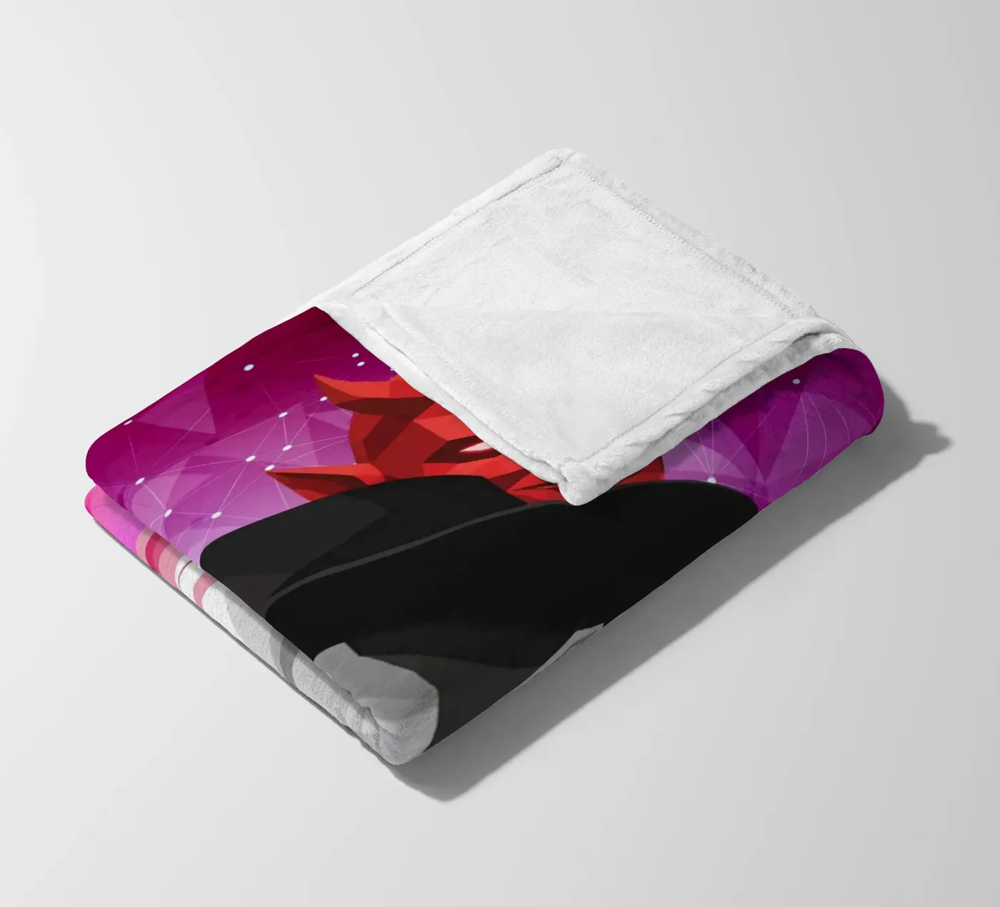 The Devil Within Lowpoly Fleecedecke von Low Profile