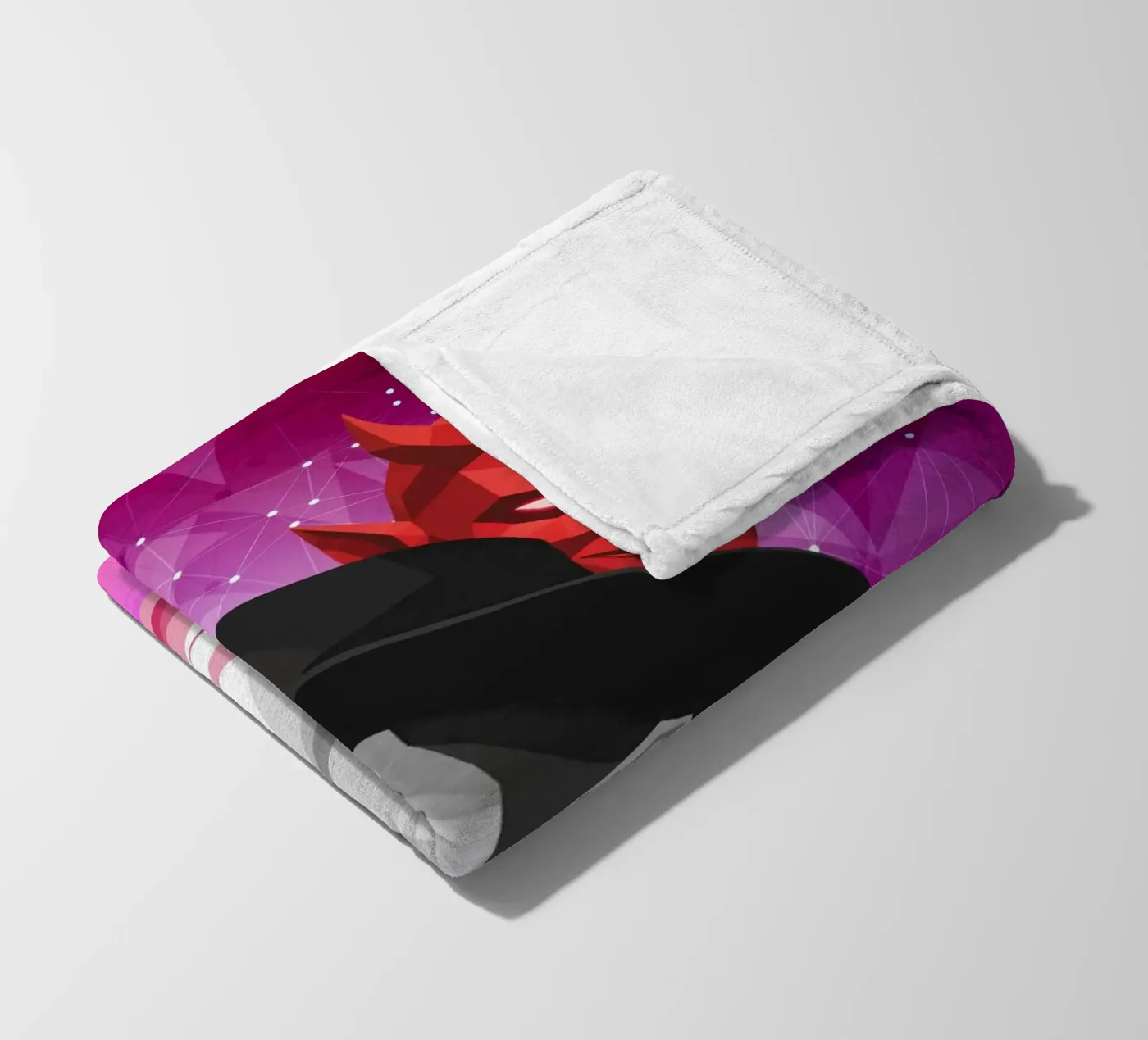 The Devil Within Lowpoly Fleecedecke von Low Profile