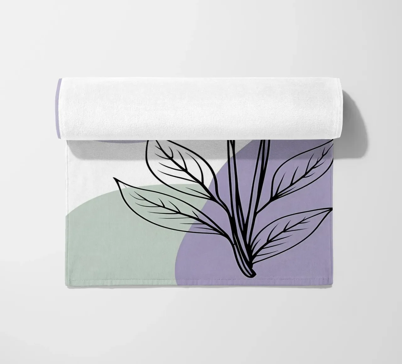 Line art minimalista di un singolo fiore di campanula telo mare da Bloom And Brush