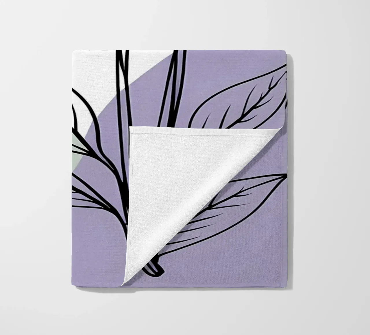Line art minimalista di un singolo fiore di campanula telo mare da Bloom And Brush
