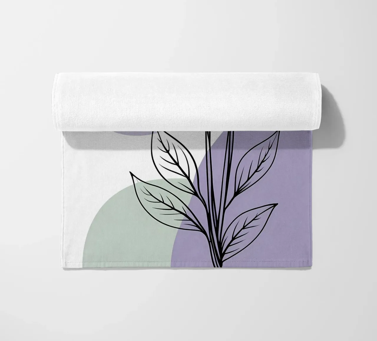 Line art minimalista di un singolo fiore di campanula telo mare da Bloom And Brush