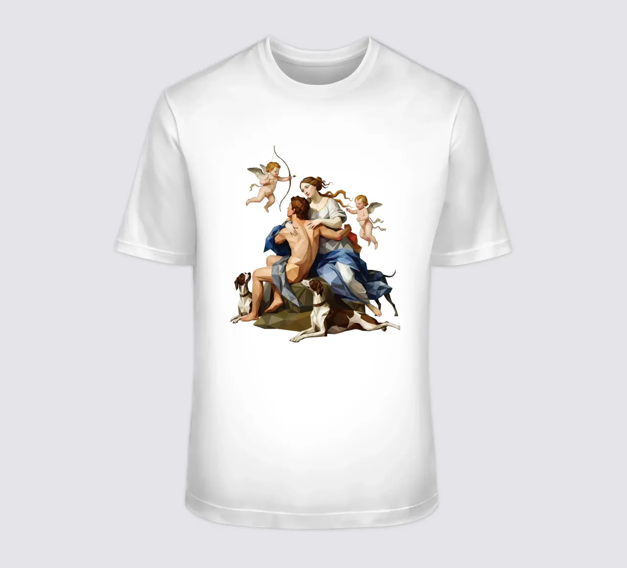 Venere e Adone Lowpoly t-shirt da Low Profile