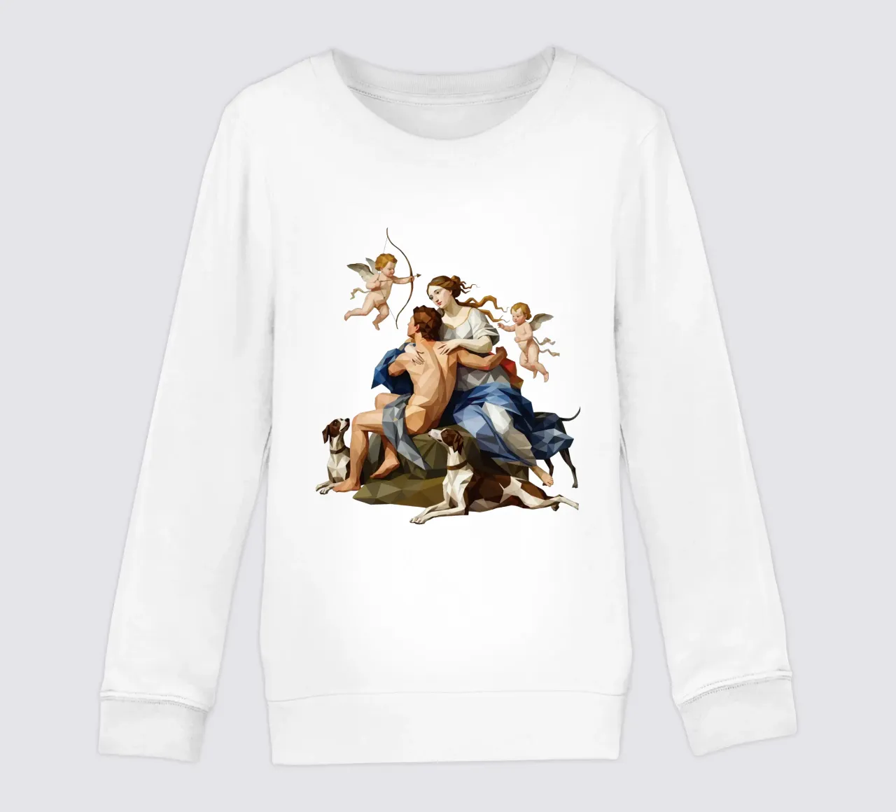 Venere e Adone Lowpoly felpa bambino da Low Profile