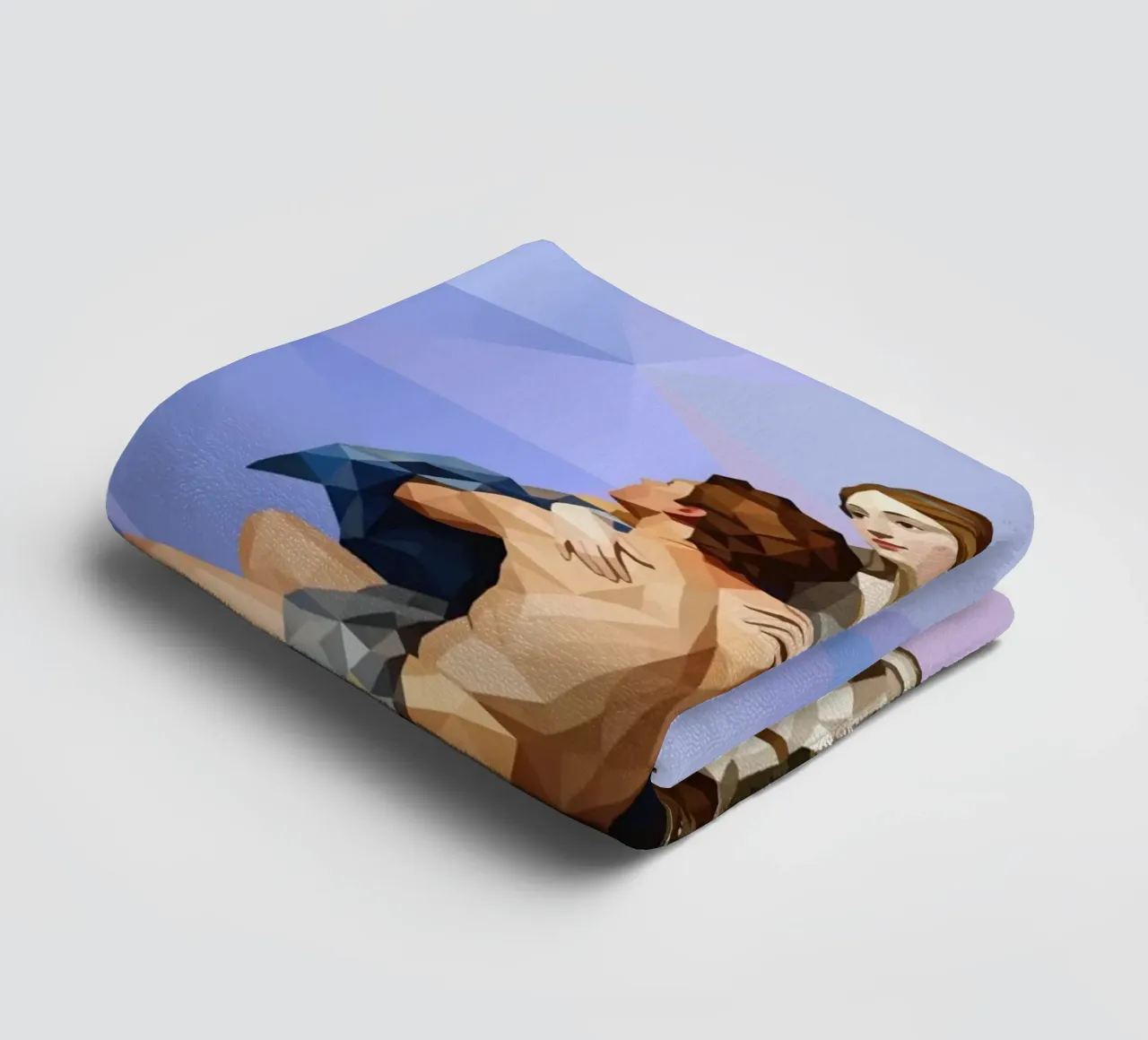 Venere e Adone Lowpoly asciugamano da bagno da Low Profile