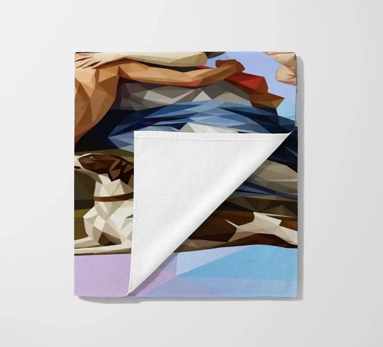 Venere e Adone Lowpoly telo mare da Low Profile