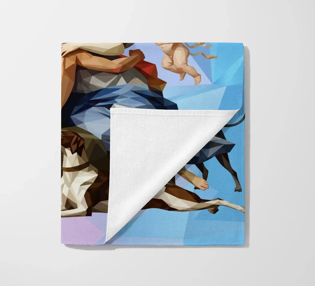 Venere e Adone Lowpoly telo mare da Low Profile