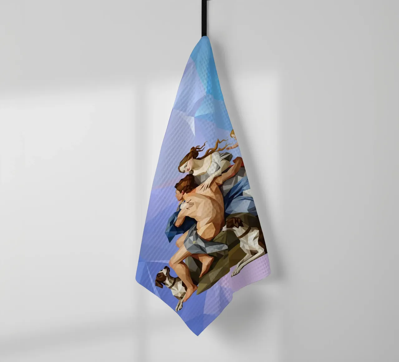 Venere e Adone Lowpoly canovaccio da cucina da Low Profile