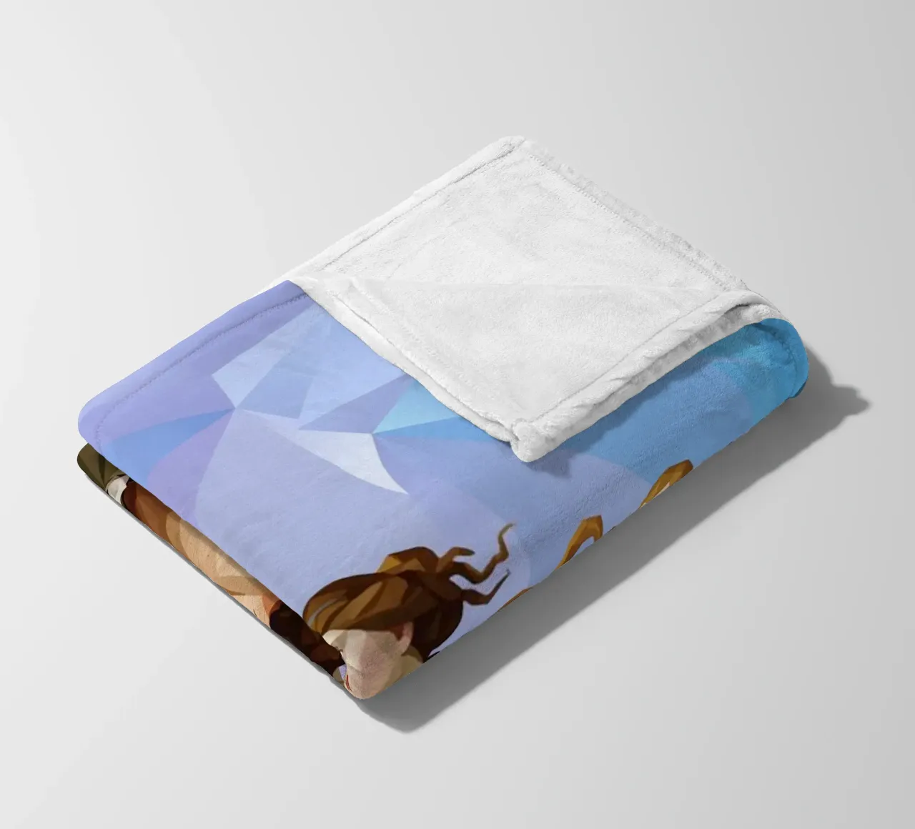 Venere e Adone Lowpoly coperta in pile da Low Profile