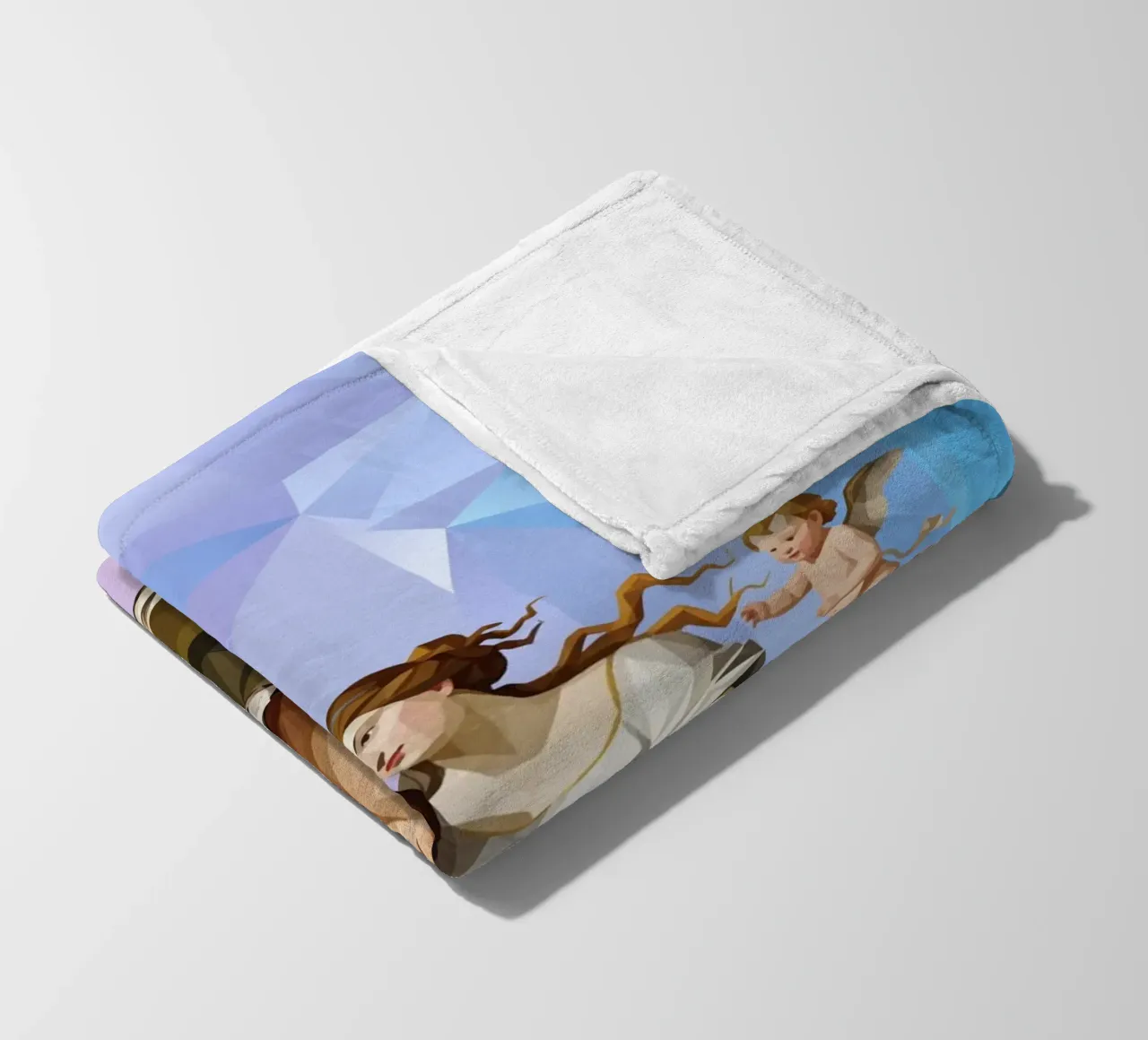 Venere e Adone Lowpoly coperta in pile da Low Profile
