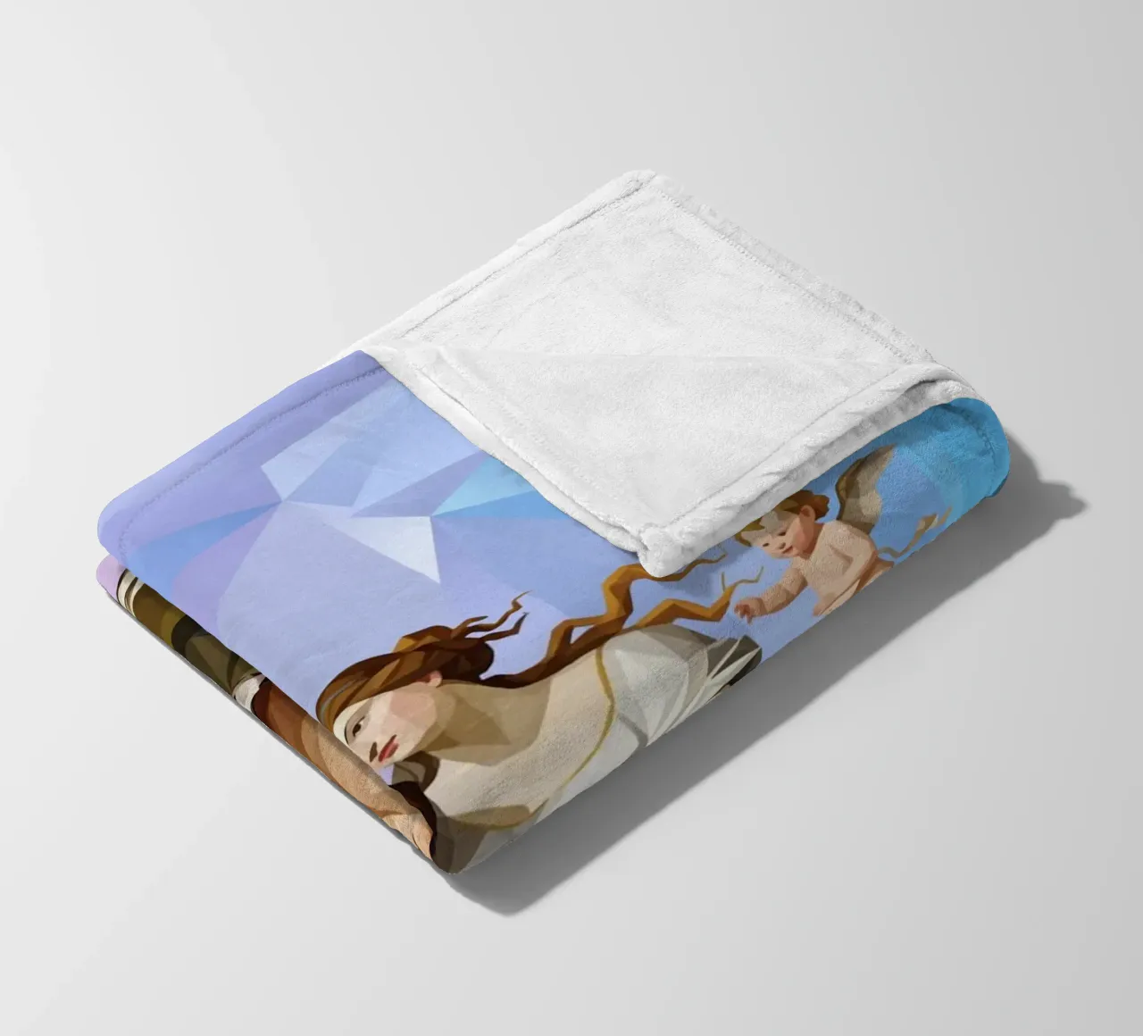Venere e Adone Lowpoly coperta in pile da Low Profile