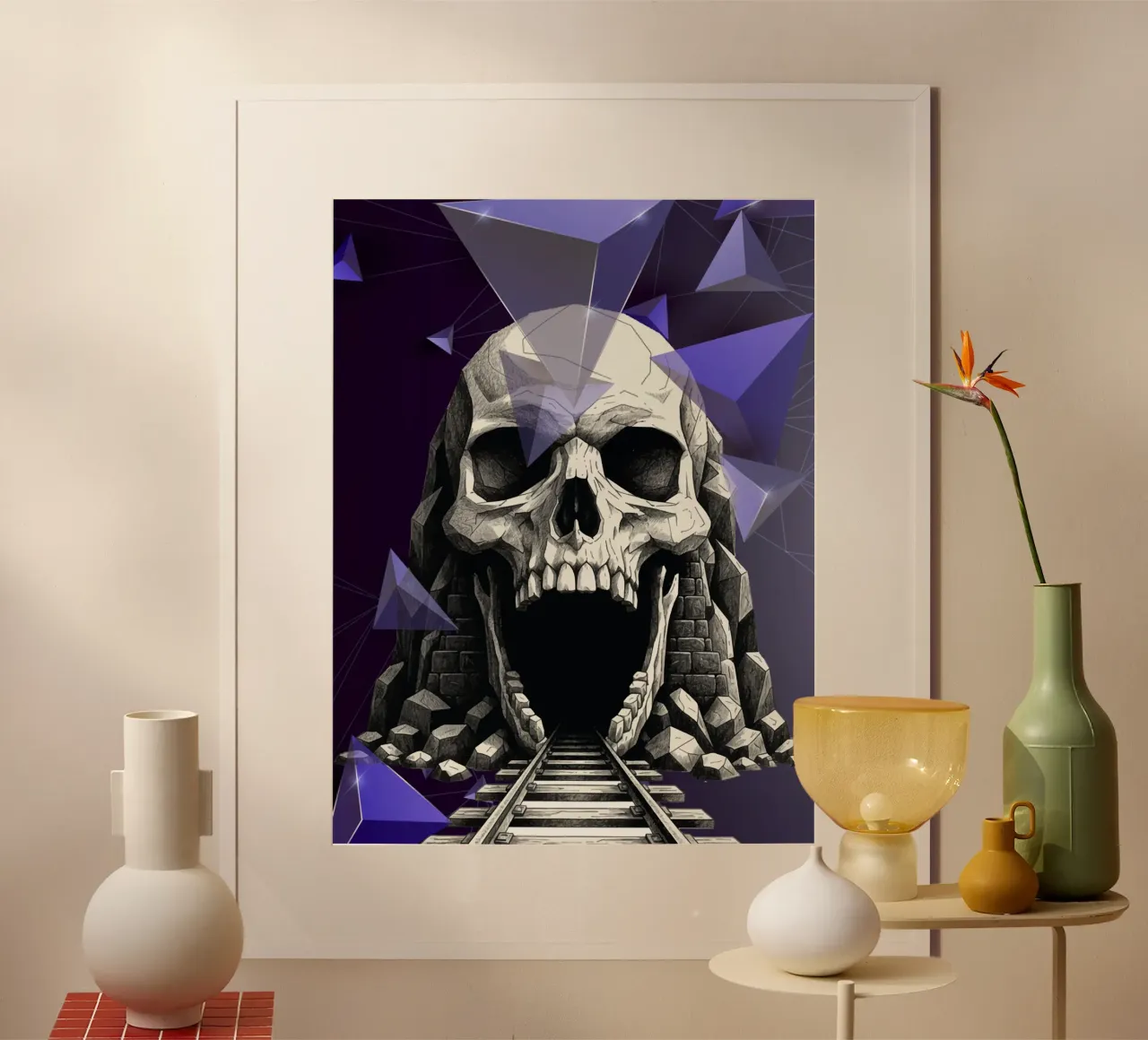Nelle fauci della morte Lowpoly carta hahnemühle da Low Profile