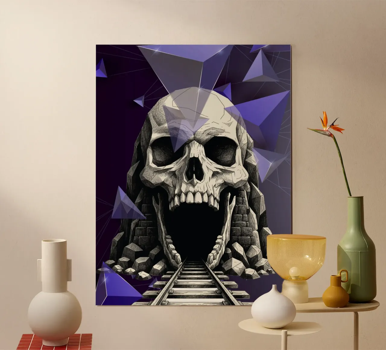 Nelle fauci della morte Lowpoly carta hahnemühle da Low Profile