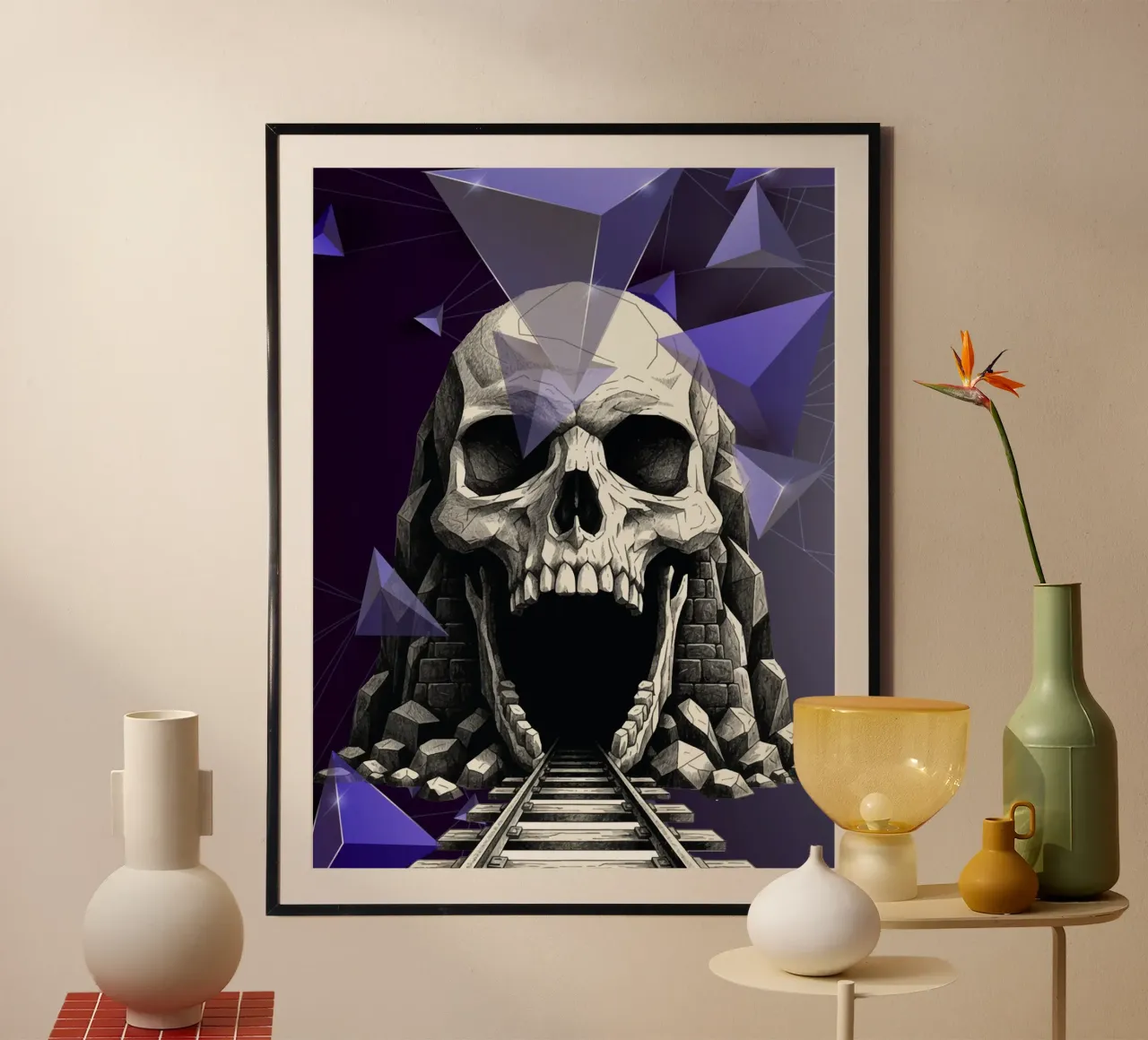 Nelle fauci della morte Lowpoly carta hahnemühle da Low Profile