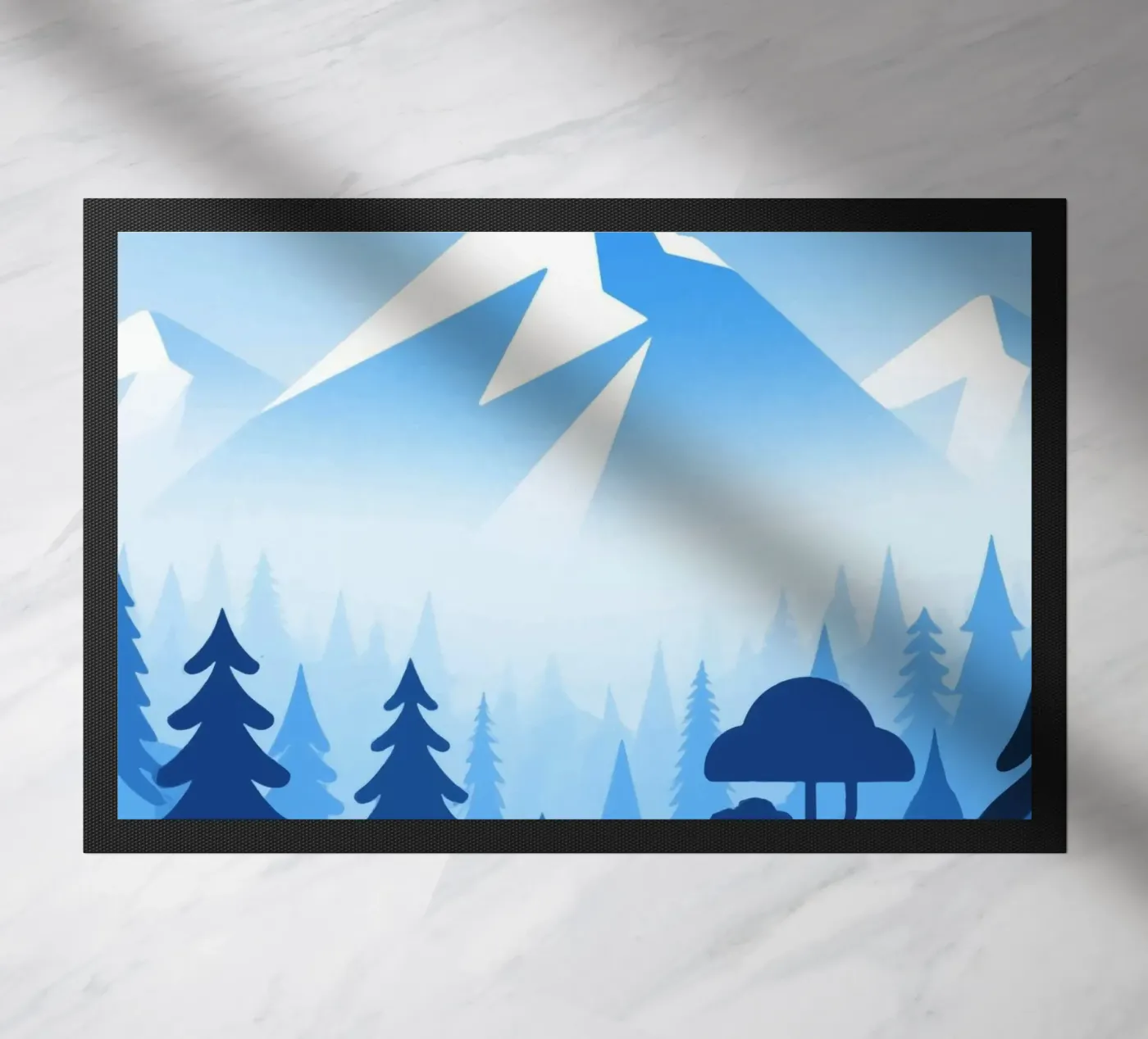 Mountain Forest doormat by knowledge