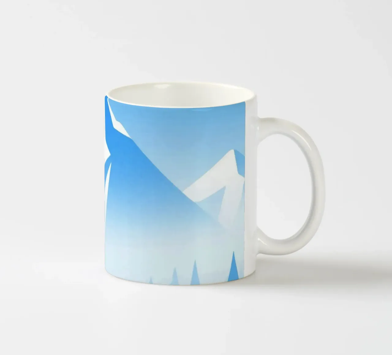 Foresta di montagna tazza in ceramica da knowledge