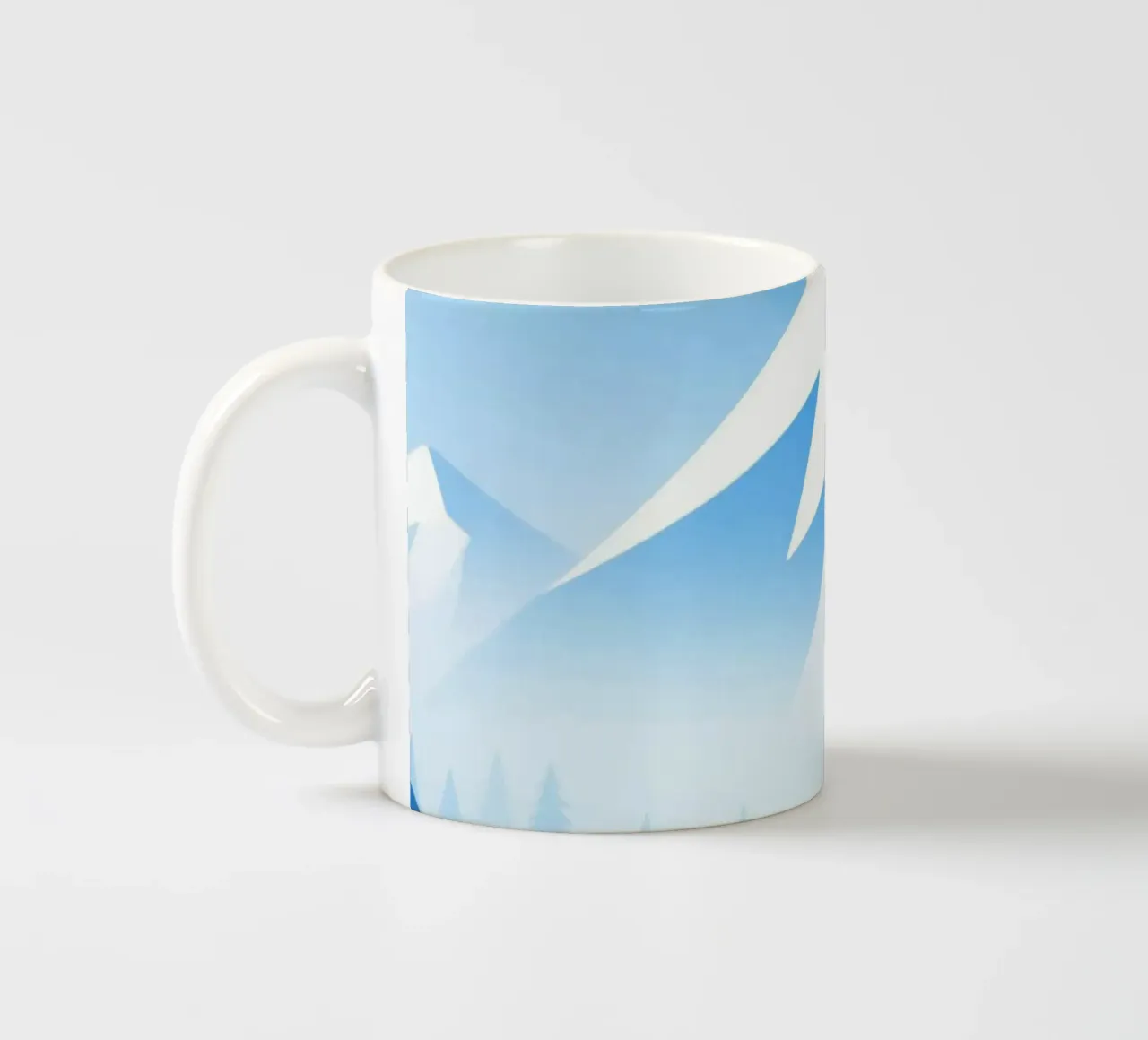 Foresta di montagna tazza in ceramica da knowledge