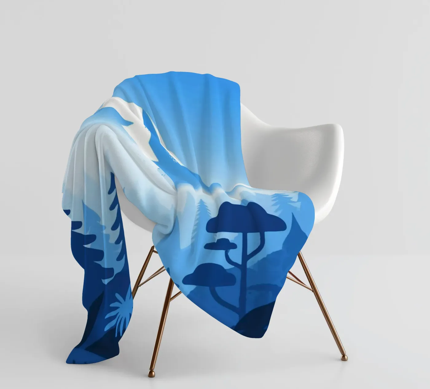 Bergbos fleecedeken van knowledge