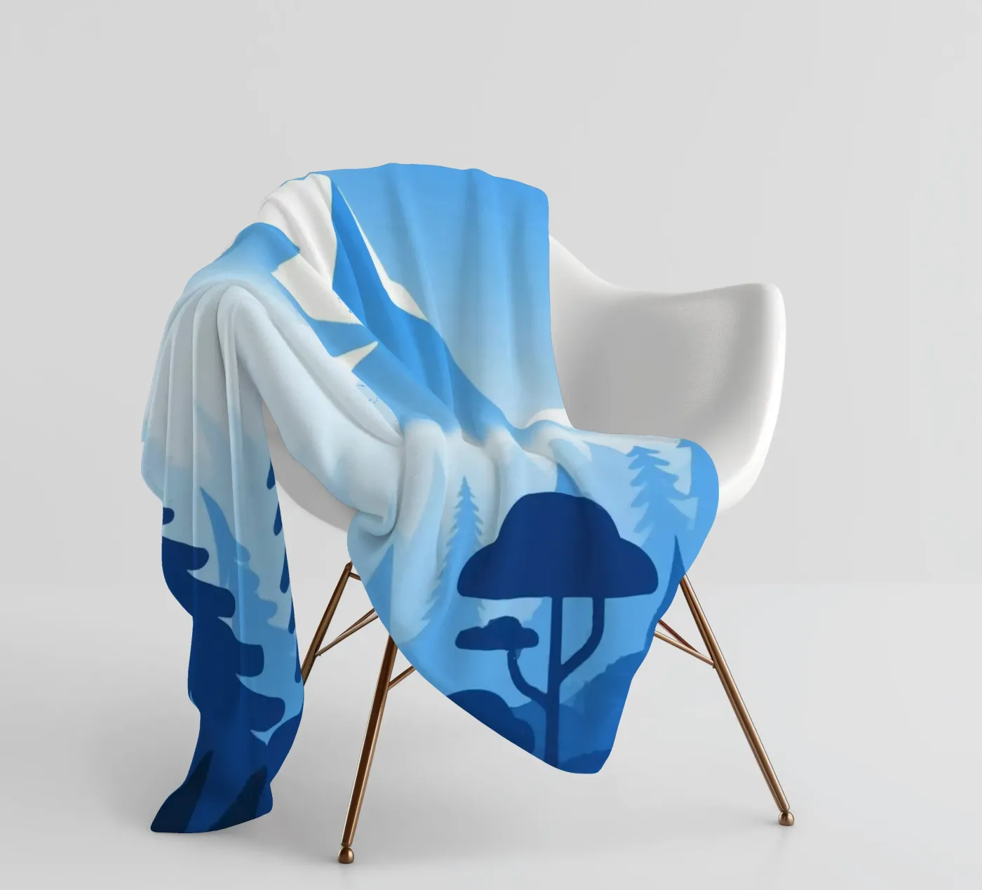 Bergbos fleecedeken van knowledge