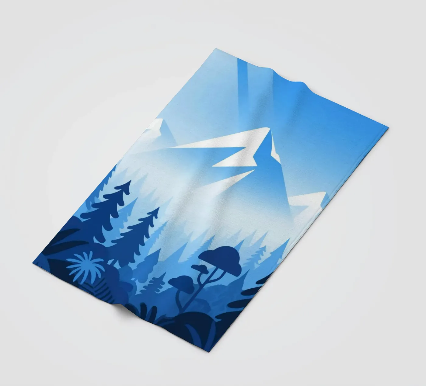 Bergbos fleecedeken van knowledge