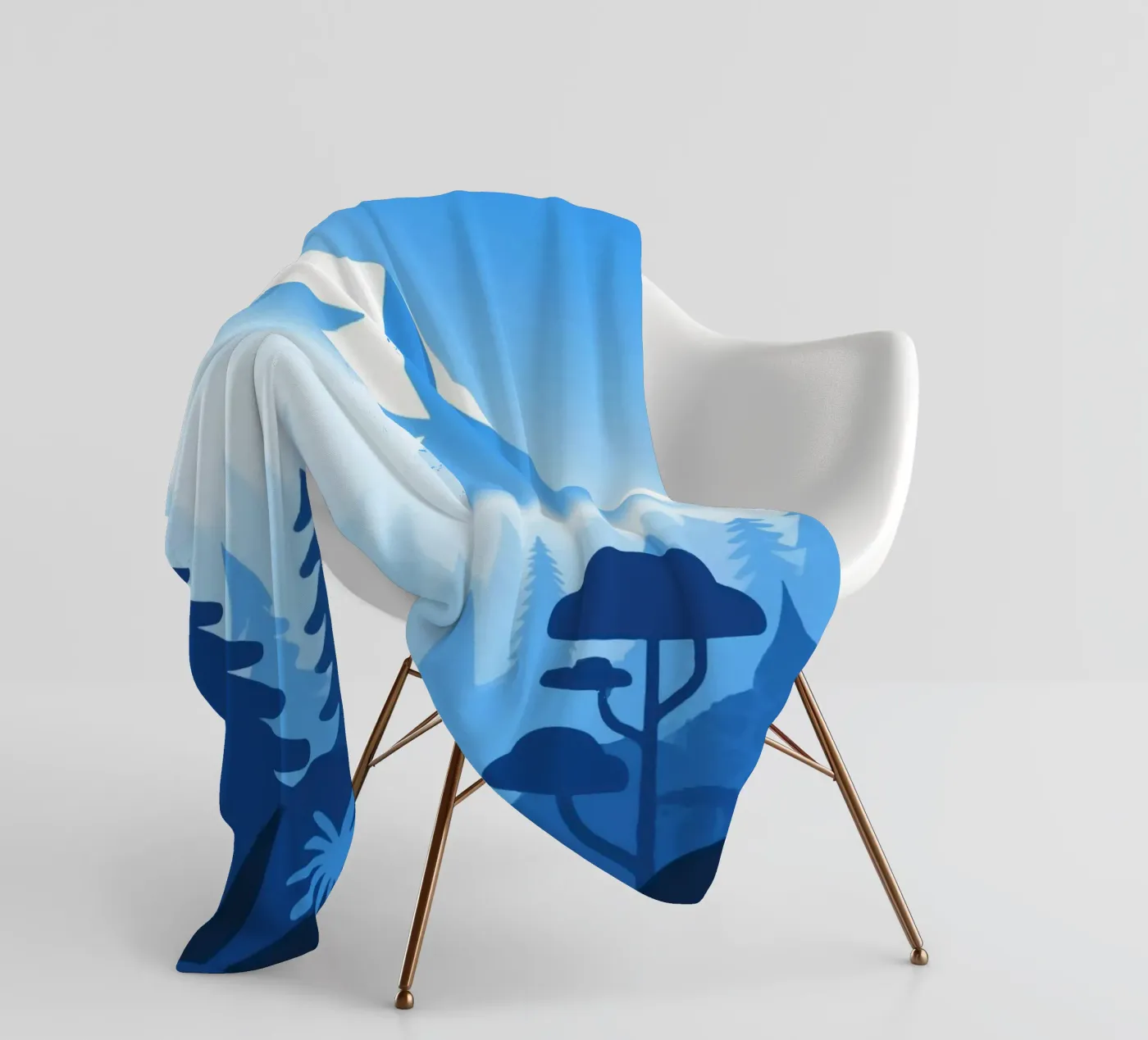 Bergbos fleecedeken van knowledge