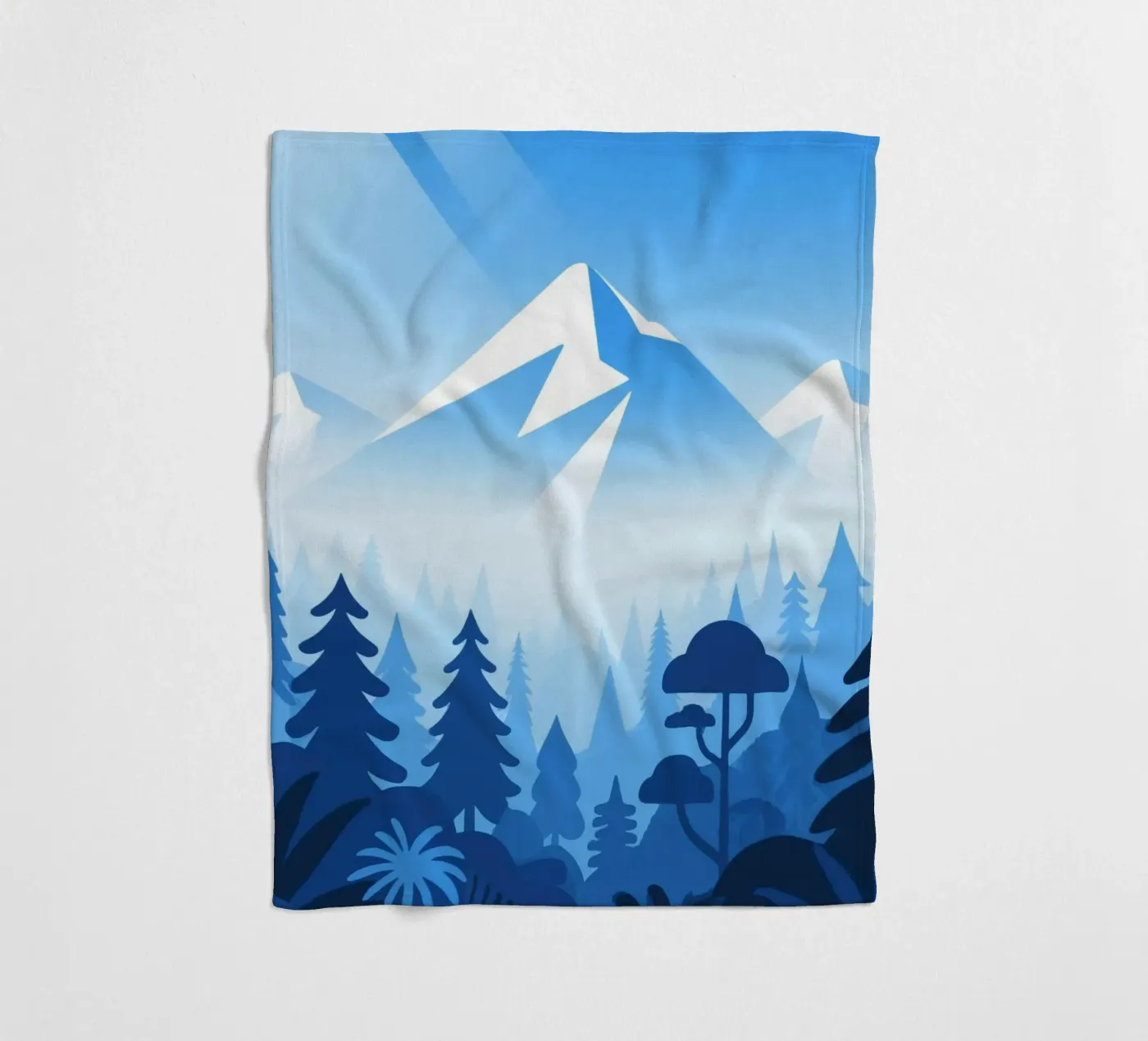 Bergbos fleecedeken van knowledge