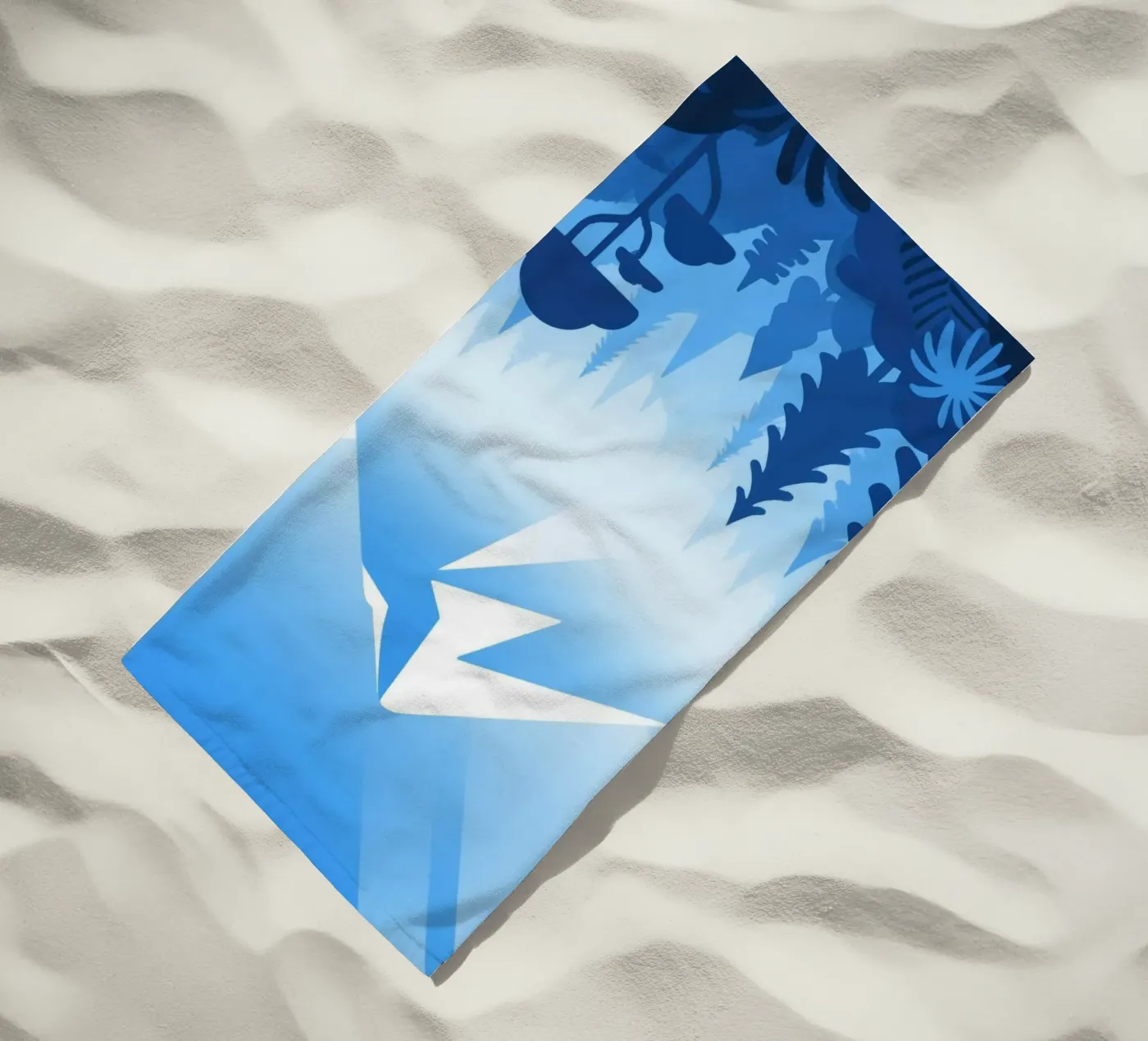 Foresta di montagna telo mare da knowledge