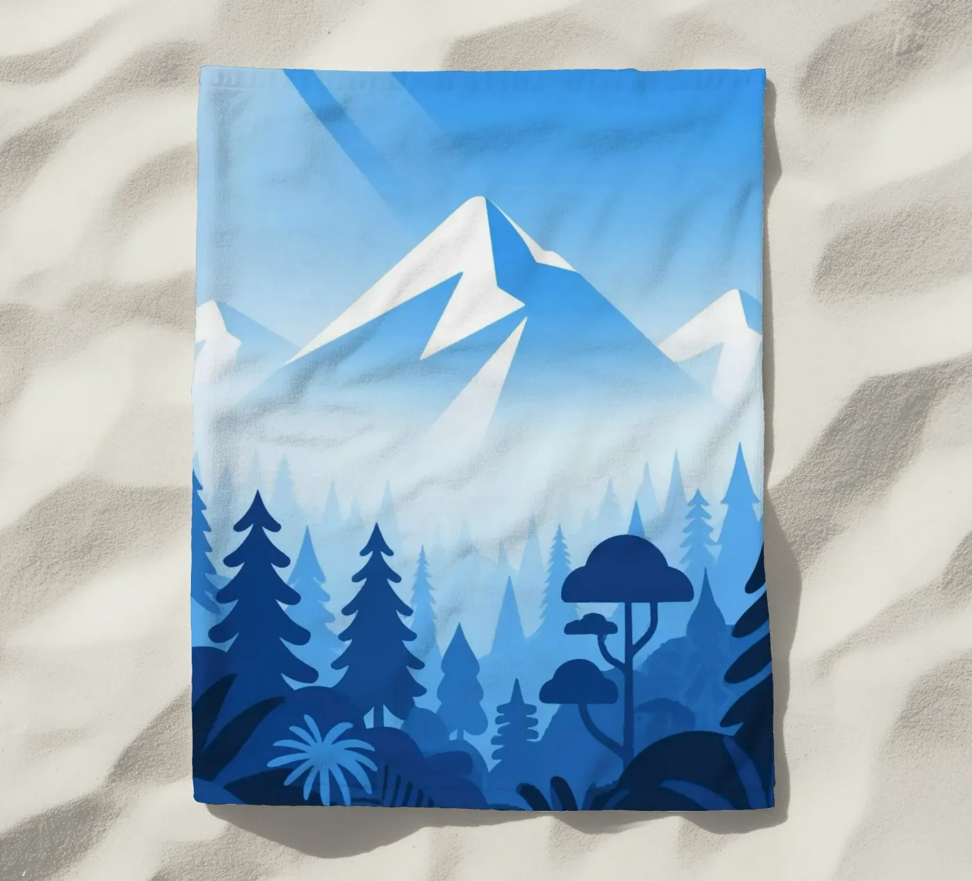 Foresta di montagna telo mare da knowledge