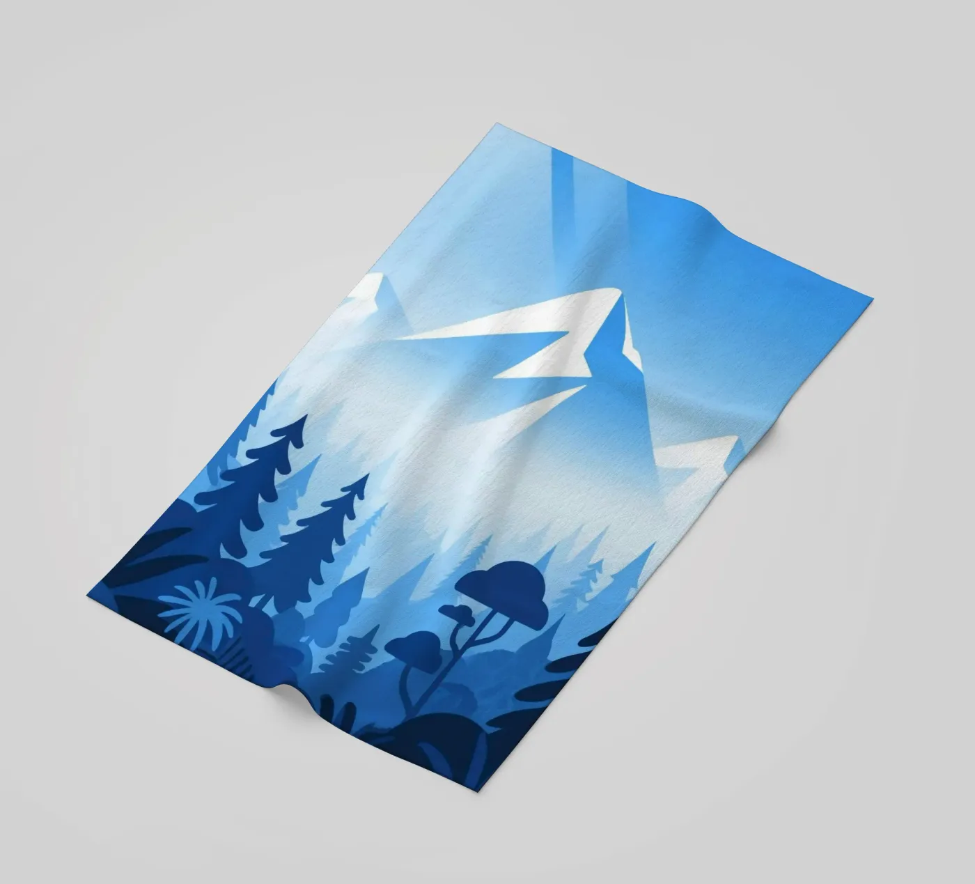 Foresta di montagna telo mare da knowledge