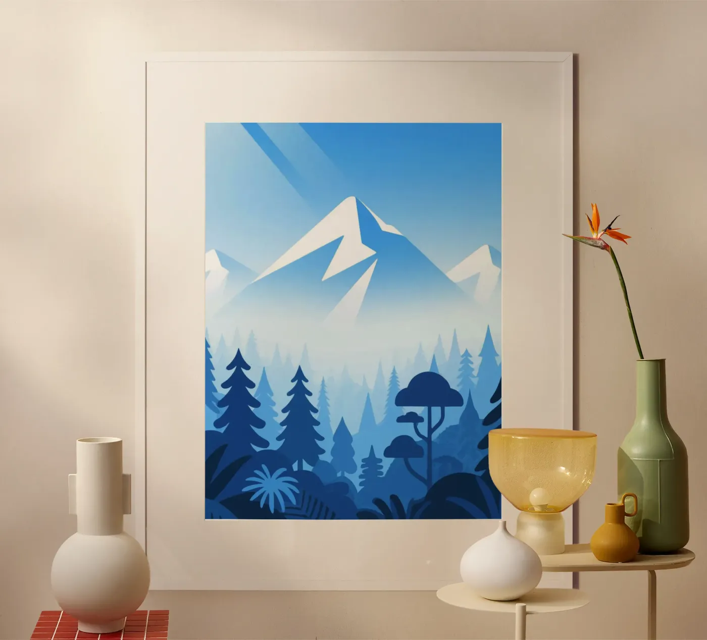 Mountain Forest poster by knowledge