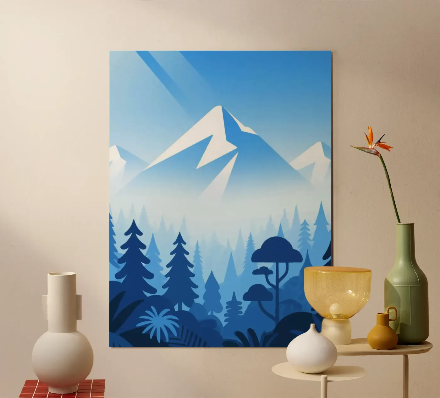 Mountain Forest poster by knowledge