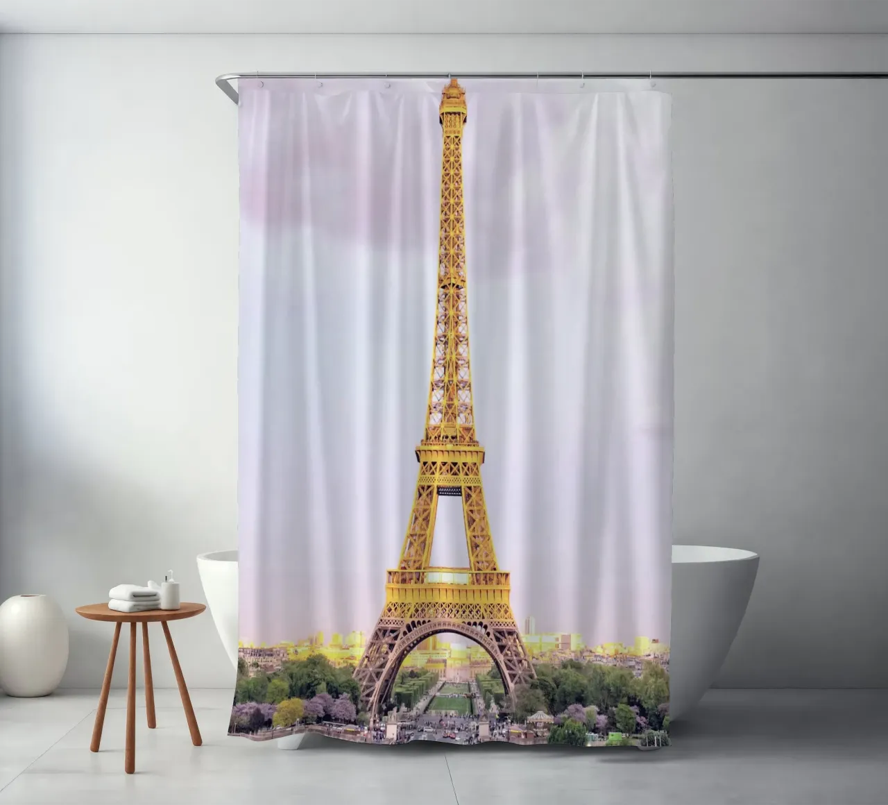 Torre Eiffel Parigi tenda da doccia da IamHomeStudio